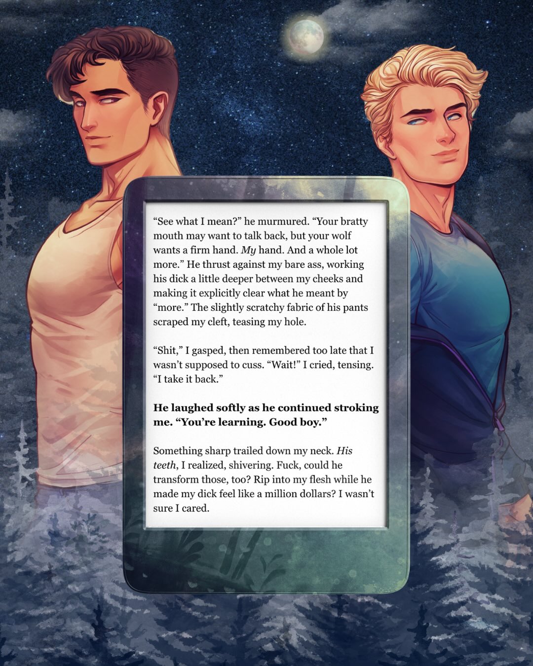 Wolfseeker is LIVE and readers are digging it 🥰 Spicy D/s MM shifter romance with two of my favorite characters ever.
I love them and I hope you will too ❤️
Art and cover by @linda.noeran who brought these guys to life like she plucked them out of my head 💕
#amypennza #wolfseeker