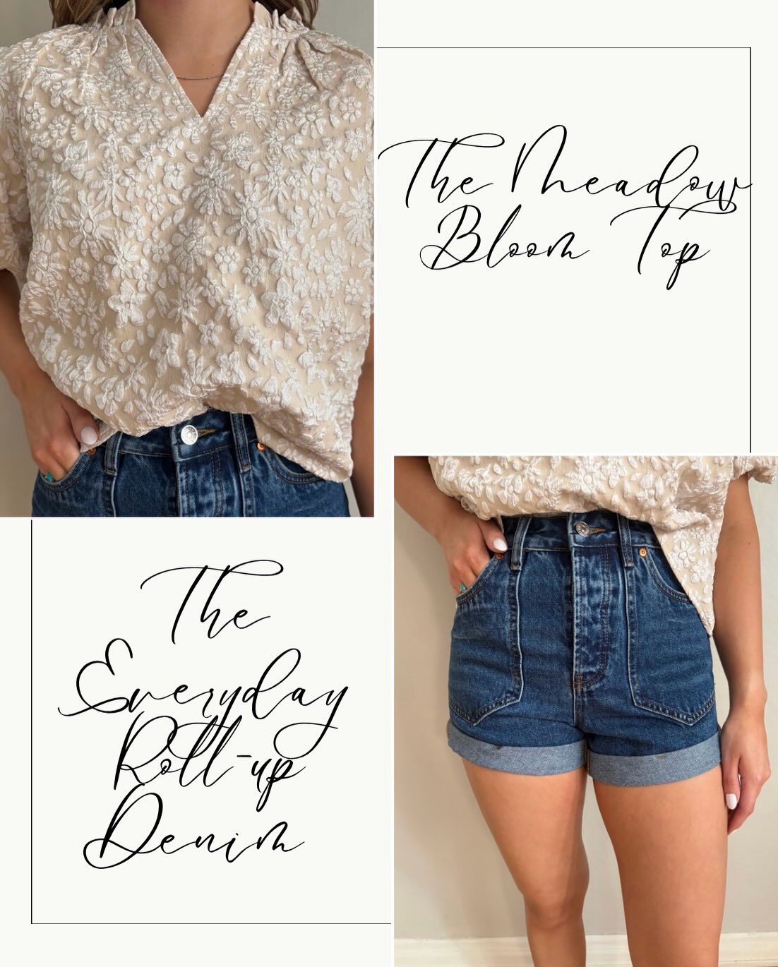 Spring styling made easy🪺🌷 From brunch dates to market days, this is your go to for the season 💐 Shop now before they’re gone💕