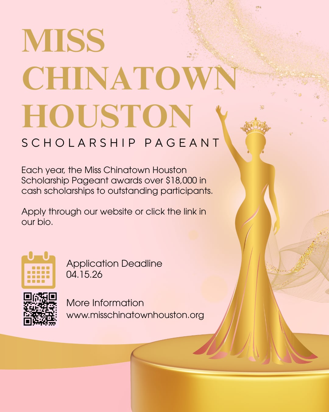 Applications for contestants end on April 15, 2026. DM us, check out our website, or follow the link through our QR code to find out more. Also, don't forget to share! 🤍