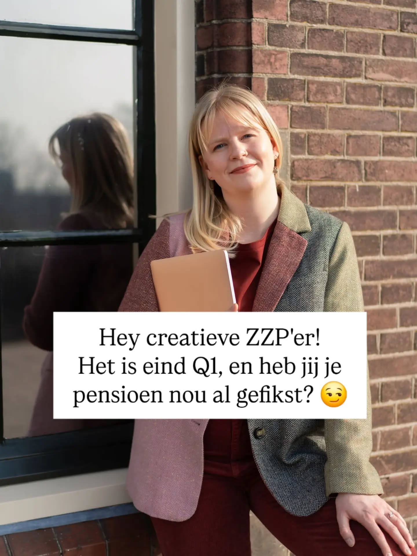 Pensioen voelt voor veel zelfstandige makers als ‘iets voor later’
Maar je kunt met kleine stappen al veel winnen! Het is einde Q1 en dit zijn drie dingen die je nu kunt doen:
1. Inzicht krijgen (het is minder ingewikkeld dan je denkt)
2. Klein beginnen met een vast bedrag per maand
3. Als zzp’er in de culturele en creatieve sector een vergoeding aanvragen via Platform ACCT (@platformacct)
Als ambassadeur van Platform ACCT vind ik het belangrijk om dit te blijven benoemen: goed zorgen voor jezelf hoort óók bij duurzaam werken in de culturele sector.
🥦 Regel je pensioen nu en thank yourself later