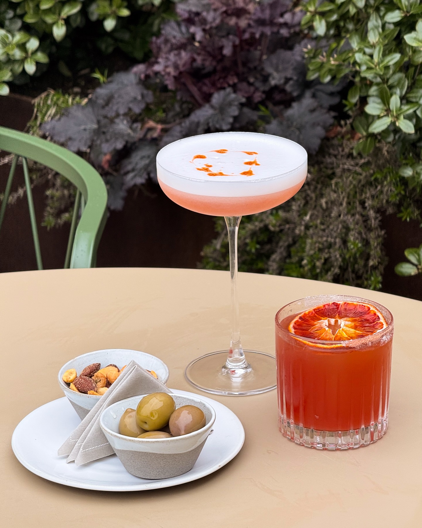 This Easter weekend, join us for a cocktail or two on our courtyard terrace, looking out onto Broadway High Street, with olives and roasted nuts to enjoy alongside.