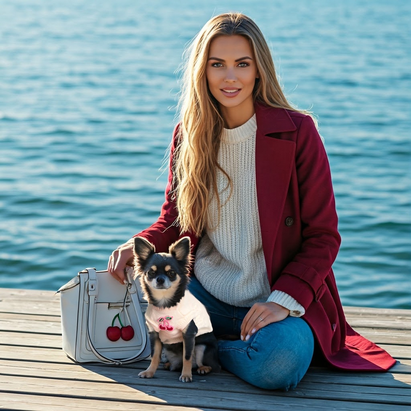 Because small dogs deserve couture too. 🍒✨
The Cherry Sequin Sweater from the Pampered Pawdrobe is soft, sweet and absolutely show-stopping — a gorgeous knit adorned with a sequin-beaded cherry motif on the chest and four more dancing across the back. Warm, cosy and impossibly chic, this is the piece that stops people in the street.
Available in sizes XS–XXL, with sizing designed with our tiniest fur babies in mind. Shop at hendricksandmaple.com 🍁
#pamperedpawdrobe #smalldogfashion #toybreedstyle #chihuahuaofinstagram #dogcouture