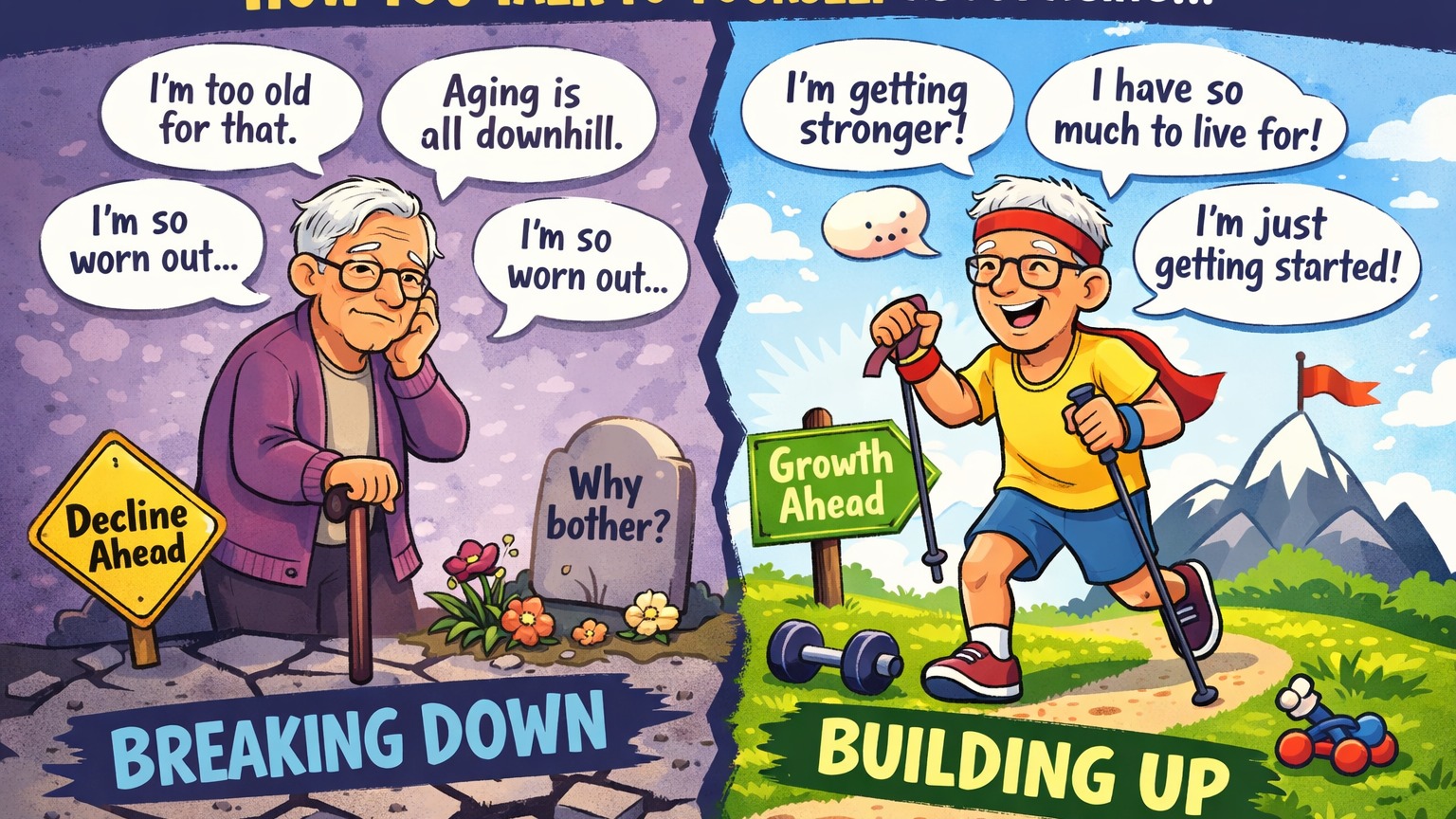 You are not aging⦠you are programming your future. š§ āØ
A major study found something most people NEVER think aboutā¦
š The way you talk to yourself about aging actually changes how your body ages.
Let that sink in.
People with a positive mindset about aging lived 7.5 years longer than those with negative beliefs.
7.5 YEARS.
That impact was stronger than:
⢠Low blood pressure
⢠Healthy cholesterol
⢠Ideal weight
⢠Even not smoking
Researchers from Yale University followed 660 adults over decades.
The difference?
Not genetics.
Not luck.
š Their BELIEFS.
People who saw aging as growth instead of decline:
⢠Took better care of themselves
⢠Had lower stress hormones
⢠Had less inflammation
⢠Fought harder when facing health challenges
Now hereās the part most people missā¦
Every time you say:
āIām too old for thatā
Youāre not just talking.
Youāre training your body to decline.
But if you start saying:
āIām just getting startedā
Your body listens to that too.
Your mindset isnāt just mental.
š Itās biological.
So be careful what you āprescribeā to yourself.
Because your future is listening. š
#agingwell #longevity #mindsetmatters #healthspan #wellnessjourney #antiagingnaturally #healthyaging #functionalmedicine #holistichealth #selftalk #mentalfitness #biohacking #longevitytips #healthmindset #inflammation #stressreduction #wellnesstips #ageisjustanumber #strongereveryday