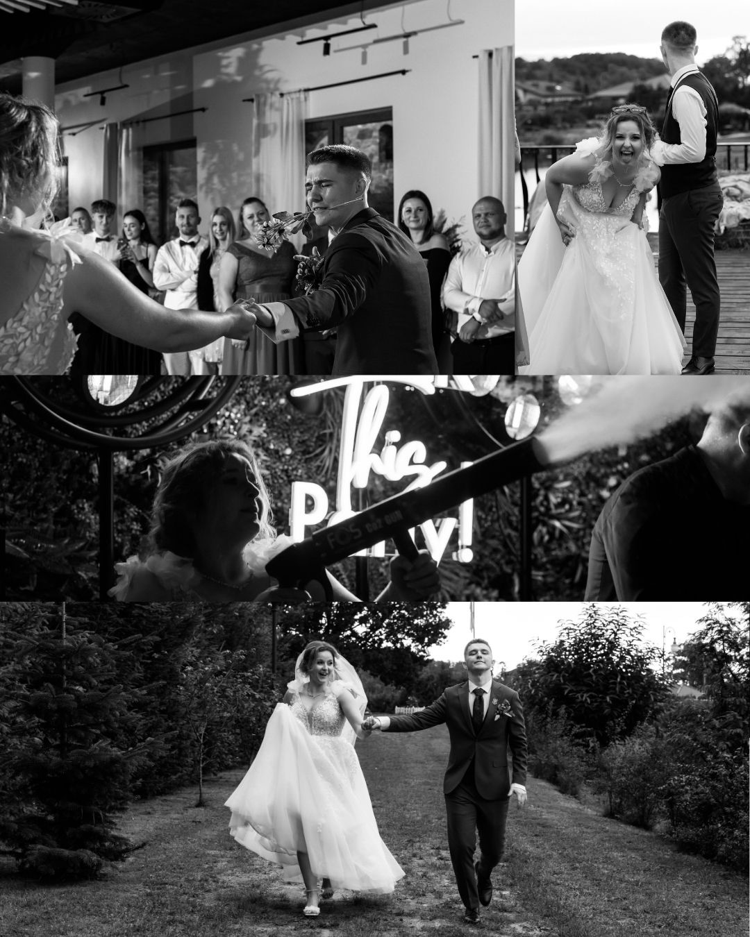 Fotografowałam kiedyś ślub, na którym zapamiętałam jedną szaloną parę.
Weronika była świadkową, a towarzyszył jej Oskar, ówczesny narzeczony.
Powiem tak: nie dało się ich nie zauważyć. A potem spotkaliśmy się już na ich własnym ślubie i weselu :). Oni się pobierali, ja dbałam o najlepsze kadry. Napisać, że było wspaniale, to jak nic nie napisać. Poza tym chyba nie da się tego przekazać słowami, więc zapraszam do oglądania.