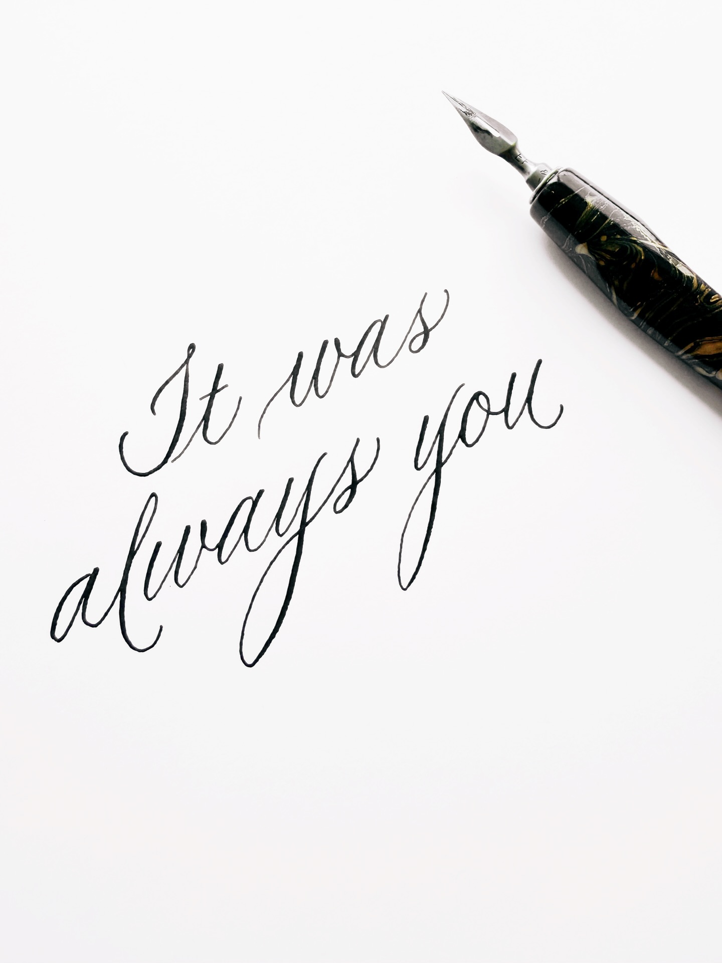 As March comes to an end, here’s my contribution to the letter challenge by @fontness and @wordsandflowersau ✨
This lettering quote is written in modern calligraphy using an old fashioned dip pen and ink. I’ve been practicing handlettering and calligraphy techniques, and I love how traditional tools like ink and nib create such organic, expressive results.
Exploring creative lettering, calligraphy practice, and the beauty of handwritten quotes is something I keep coming back to to and unwind and relax. 🧘🏻♀️
If you’re into modern calligraphy, hand lettering art, or working with dip pens and ink, this one’s for you 😘
#timetoletter #timetoletterchallenge #moderncalligrapher #modernscript #moderncalligraphy