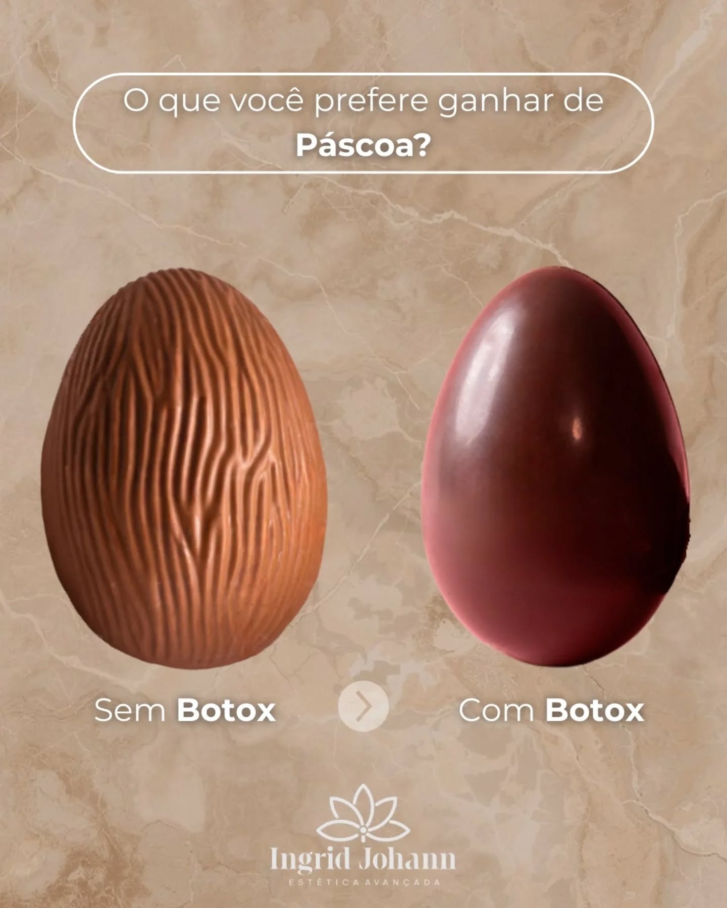 🐰✨ Nessa Páscoa, a escolha é sua… mas a gente te ajuda 😉
Você prefere um resultado passageiro ou investir em você de verdade?
Enquanto o chocolate acaba, o autocuidado permanece 💉💖
Pele mais lisa, firme e com aquele glow que não derrete com o tempo ✨
- Botox para suavizar linhas
- Bioestimulador para estimular colágeno e firmeza
Este ano, escolha com sabedoria… e com autoestima lá em cima 💕
📲 Agende sua avaliação e descubra o melhor protocolo pra você!
#páscoacombeleza #autocuidado❤️ #botox #bioestimuladoresdecolágeno #esteticaavancada