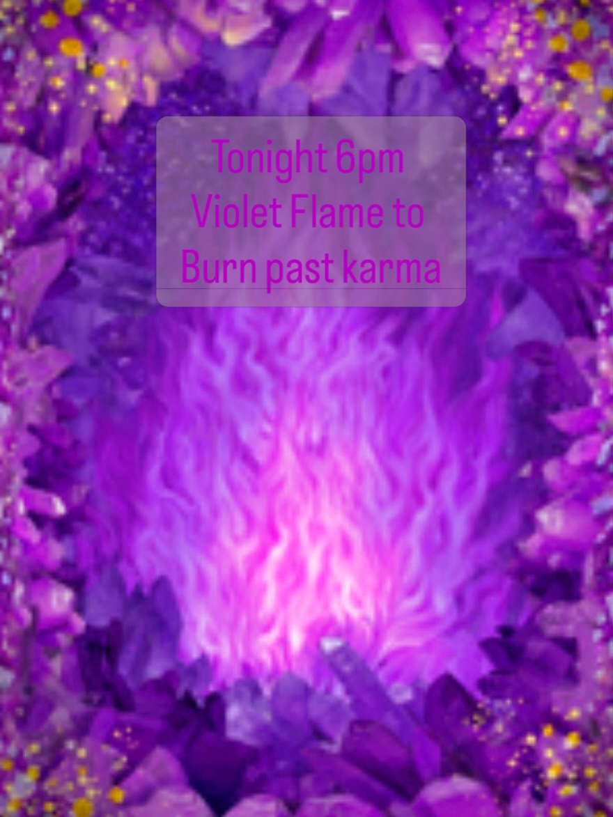 Breath-work and meditations using the Violet flame to burn past karma from this life and previous lives. Letting the past go and connect connecting with the sensory self. Join us Thursday night 6 PM to 8 PM on the Yoga deck or online. #Karma#Meditation #KundaliniYoga #Mantra.#Breathwork