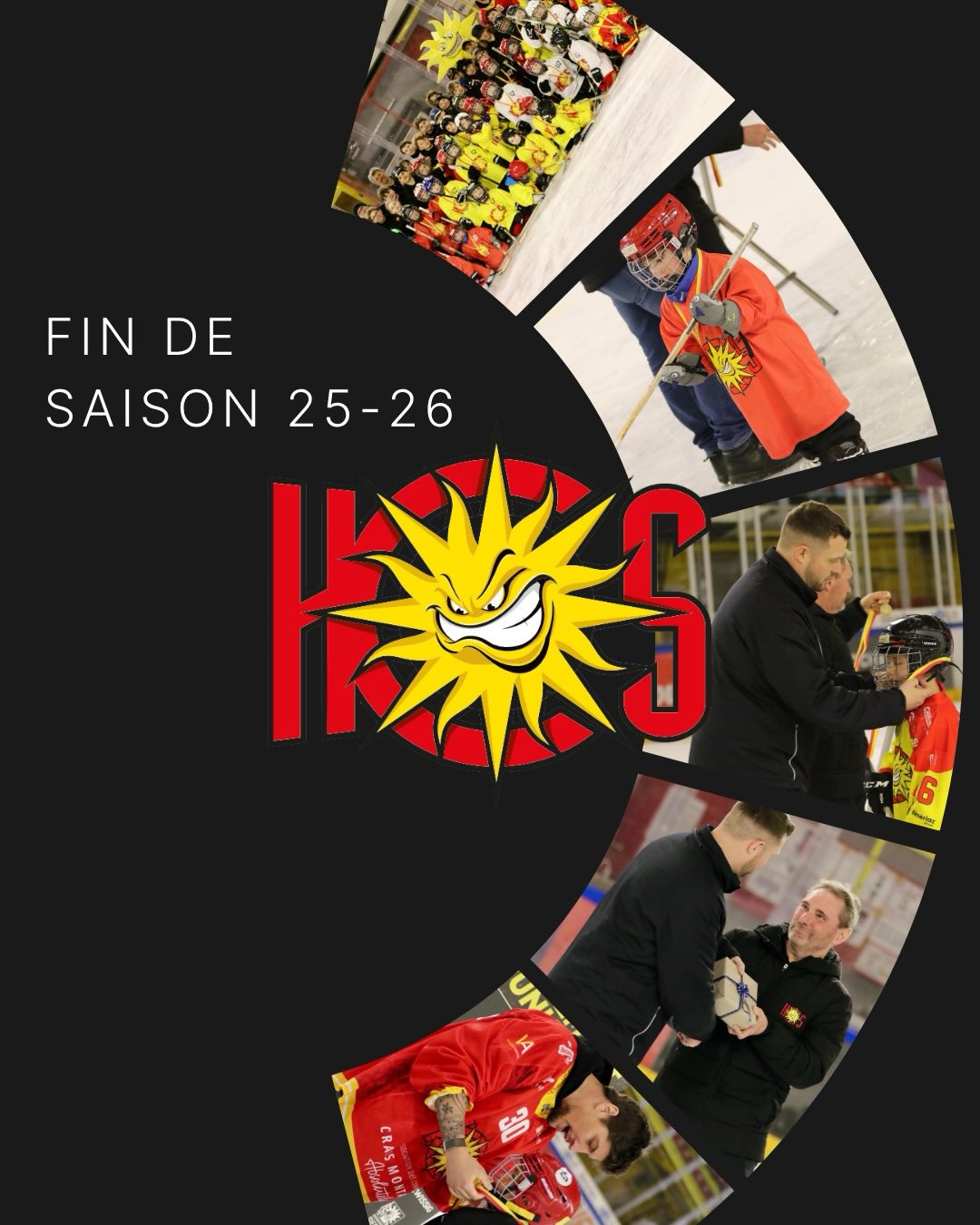 FIN DE SAISON |
💥Le tournoi du 19 mars a marqué la conclusion de la saison pour le Mouvement Juniors du HC Sierre. Nous avons pu compter sur Remo Giovannini, gardien de la première équipe, pour la remise des médailles.
🏒De l’École de hockey aux U12, les joueurs ont tout donné sur la glace, entourés de plus anciens juniors qui ont joué le rôle de coachs et d’arbitres, créant ainsi un moment précieux de partage.
🎁C’était également l’occasion de rendre hommage à notre responsable technique, Emmanuel Tacchini, qui s’apprête à s’envoler vers les magnifiques montagnes d’Arosa. Un cadeau lui a été remis par notre président, Mario Rossi.
🤩Nous tenons à remercier également le comité qui travaille dans l’ombre pour que tout se passe au mieux, ainsi que nos sponsors présents ce jour-là pour partager un moment convivial autour de l’apéritif.