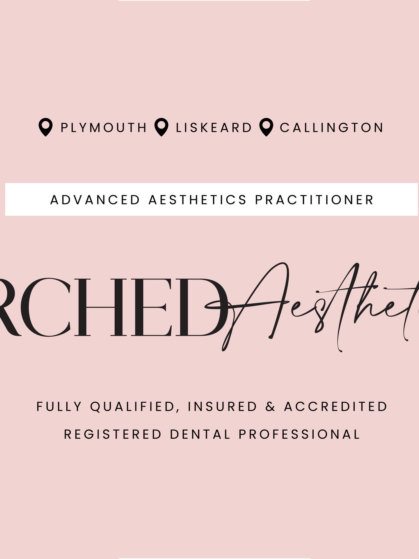Arched Aesthetics is a trusted, premium clinic specialising in expert non-surgical cosmetic treatments designed to enhance your natural beauty. Our services include lip fillers, anti-wrinkle injections, and polynucleotide treatments, all tailored to help you look and feel your best!
Led by Jasmine, an advanced aesthetic practitioner and registered dental professional, our clinic combines expertise with a friendly and honest approachable service. We are dedicated to delivering natural, long-lasting results using only premium, reputable products such as Botox®, Teosyal, Stylage, and Vitaran. Whether your goal is to enhance your lips, rejuvenate your skin, or smooth fine lines and wrinkles, our personalised treatment plans are designed to create a refreshed, youthful appearance while preserving your natural look.
We offer free, no-obligation consultations to discuss your goals and expectations. Our step-by-step approach ensures you fully understand the procedure, product choice, and aftercare, giving you the confidence to make informed decisions on your aesthetic journey.