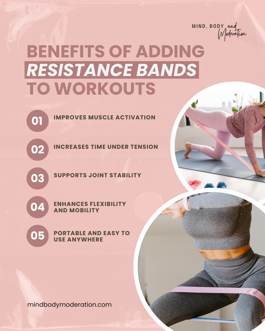 Resistance bands add constant tension to movements, which improves muscle engagement and supports joint stability. They are especially helpful for women over 40 who want to protect joints while building strength and improving metabolic health. Consistent resistance training supports insulin sensitivity, muscle tone, and long term mobility.
If you are looking for an easy way to make workouts more effective at home, this is a practical tool to consider.
Shop here:
https://amzn.to/4rtHL64
#StrengthAfter40 #ResistanceTraining #WomenOver40 #HealthyAging #MetabolicHealth