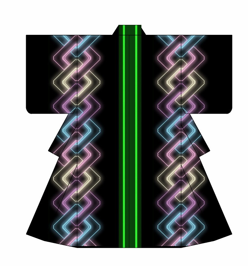 Cyber Yoshiwara chain
サイバー吉原つなぎ
#kimono #着物