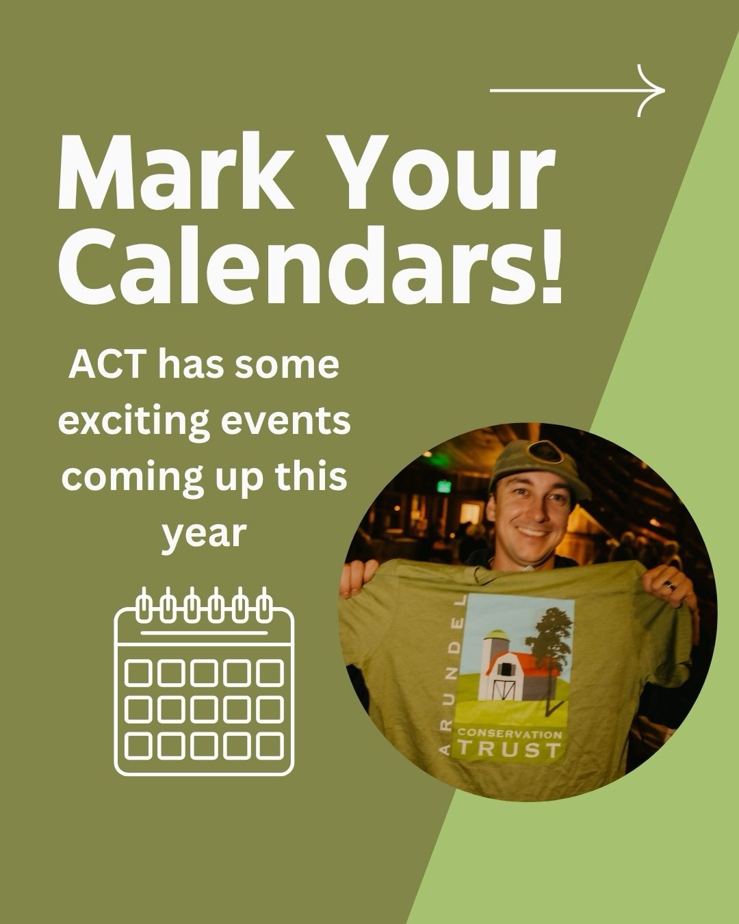 Mark your calendars for these ACT events! 🗓️
💚May 29th - Community Event
💚July 8th - Ice Cream Night at @seashoretrolleymuseum
💚August 19th - @maineoutdoorfilmfestival
💚September 26th - Trail Fest
#mainelandtrust #arundelmaine #kennebunkport #kennebunk