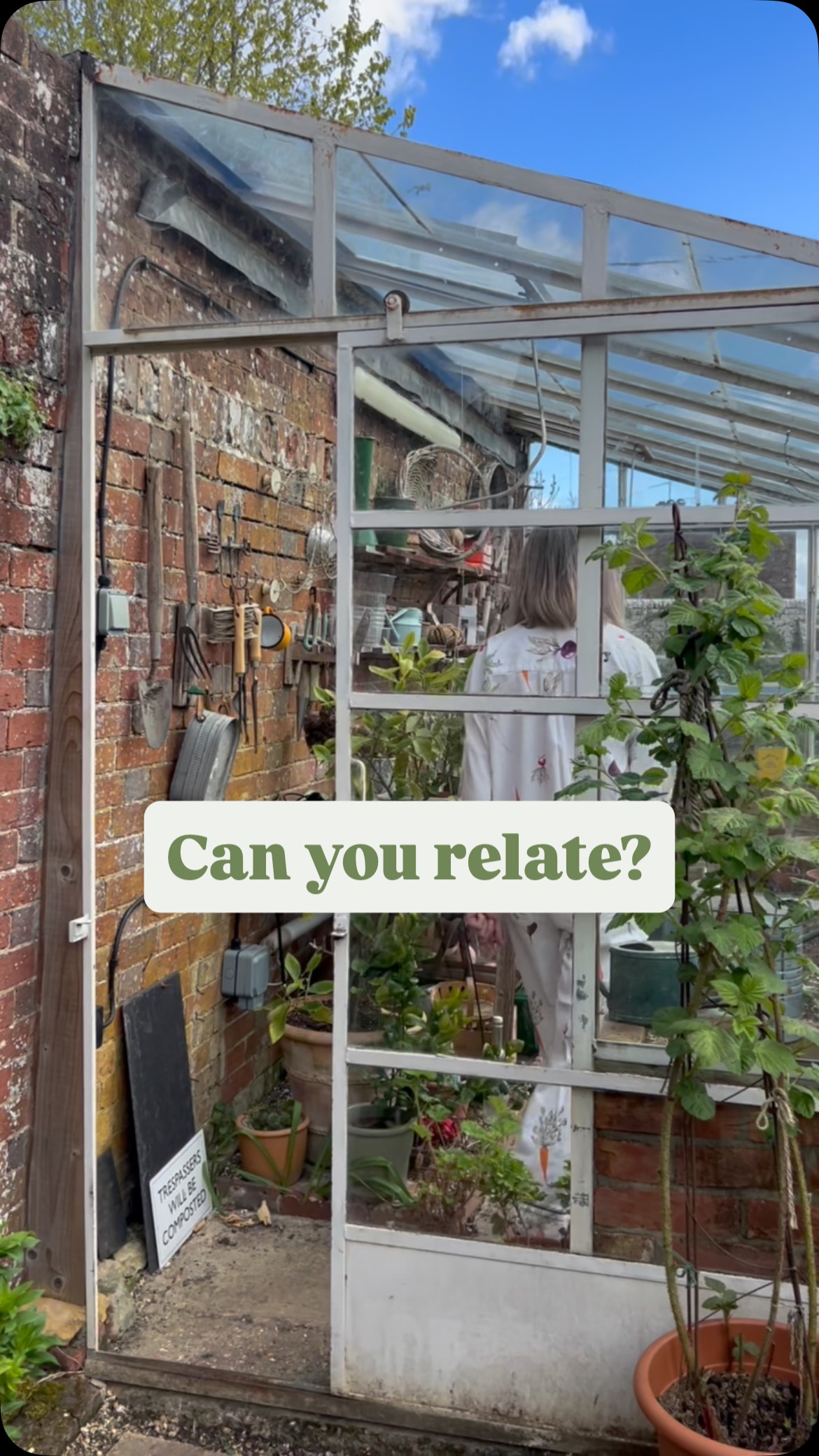 If you are a gardener you’ll relate 😂🌱 seedlings first, coffee next #gardening #grow #greenhouse #jobsoftheday #gardeninspo