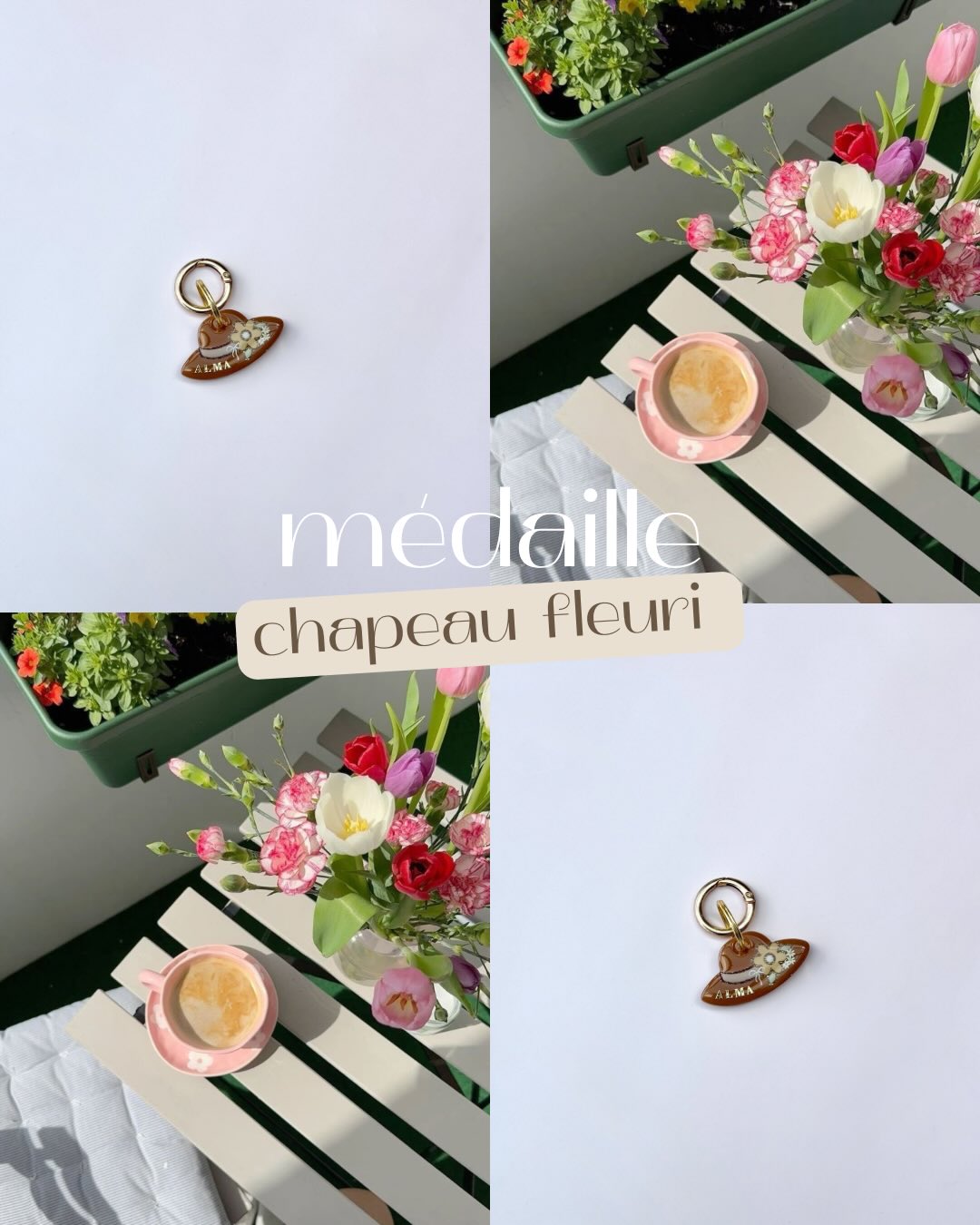 NEW 👀
👒 LE CHAPEAU FLEURI ✨
Je la trouve tellement craquante avec son esprit fleuri et son petit côté printanier, elle apporte tout de suite une touche originale et élégante au collier ✨
J’espère qu’elle vous plaira autant qu’à moi 😻
#medaillechien #accessoirechien #medailleenresine #resin #dogaccesories