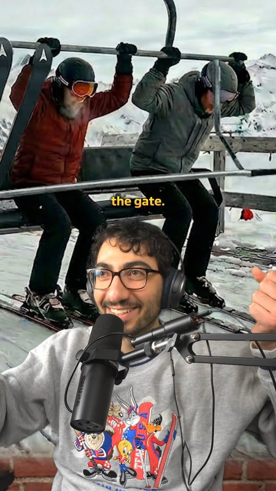 Michael Michael Motorcycle tries skiing…with @itmedanlol