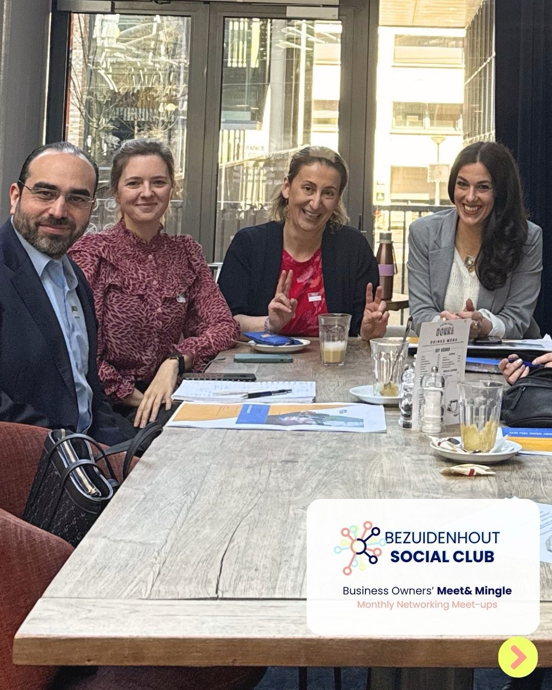 This Thursday’s Business Owners’ Meet & Mingle meet-up brought together a great group of entrepreneurs for a morning of connection and learning.
With a session by Rossella Daví on how to be salesy, and feel good about it, we broke down the 7 stages of sales and reflected on where we stand.
A bit confrontational at times, but also very valuable when it comes to building a sales process that feels right and authentic for you.
It’s mornings like these that remind us: running a business doesn’t have to be a solo journey.
Thank you to everyone who joined, shared, and helped create such an open and supportive space ✨
We’d love to see you at the next one.
Book via link in bio @bezuidenhoutsocialclub