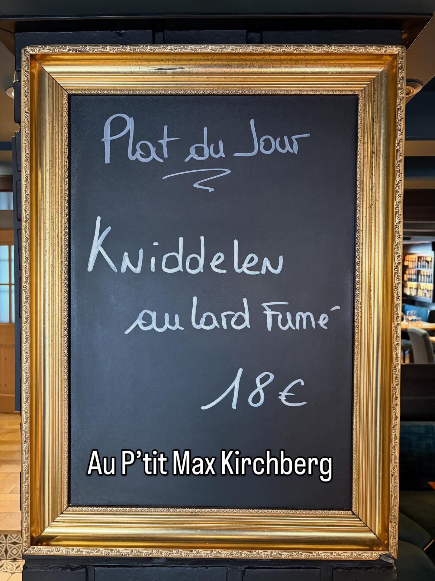 Aujourd’hui mercredi 01 avril, voici le plat du jour pour le P’tit Max Kirchberg. Nous sommes également ouvert le dimanche de Pâques 🐣
📞 Contact & Réservations :
🖥️ www.auptitmax.lu
Kirchberg📩 23, Rue de la Lavande L-1923 Luxembourg
☎️ +352 43 95 19