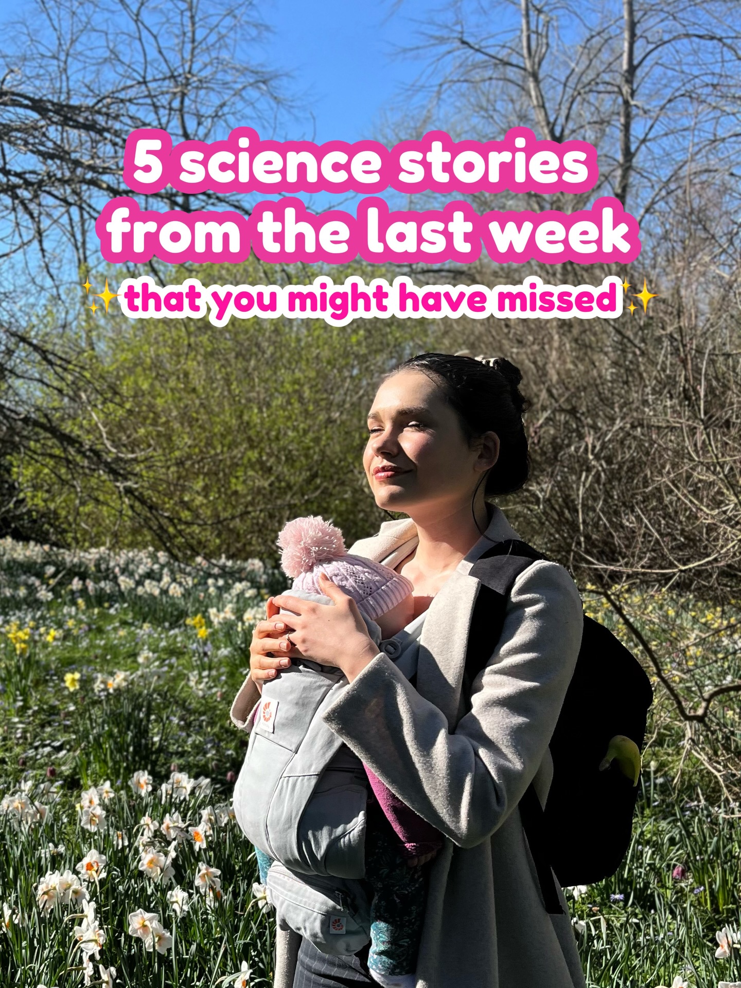 Whatās new in the world of science this week?
āØ29.03.2026āØ
š Female whales support each other through labour, birth and newborn caregiving
š§ How passionfruit could protect against Alzheimerās
š¶ Babies share āmini storiesā with us before they can talk
š Sperm might get lost in space
š Ancient fish āheardā with their lungs
Which one is your favourite?
#sciencenews #sciencejournalist #goodnewsfeed