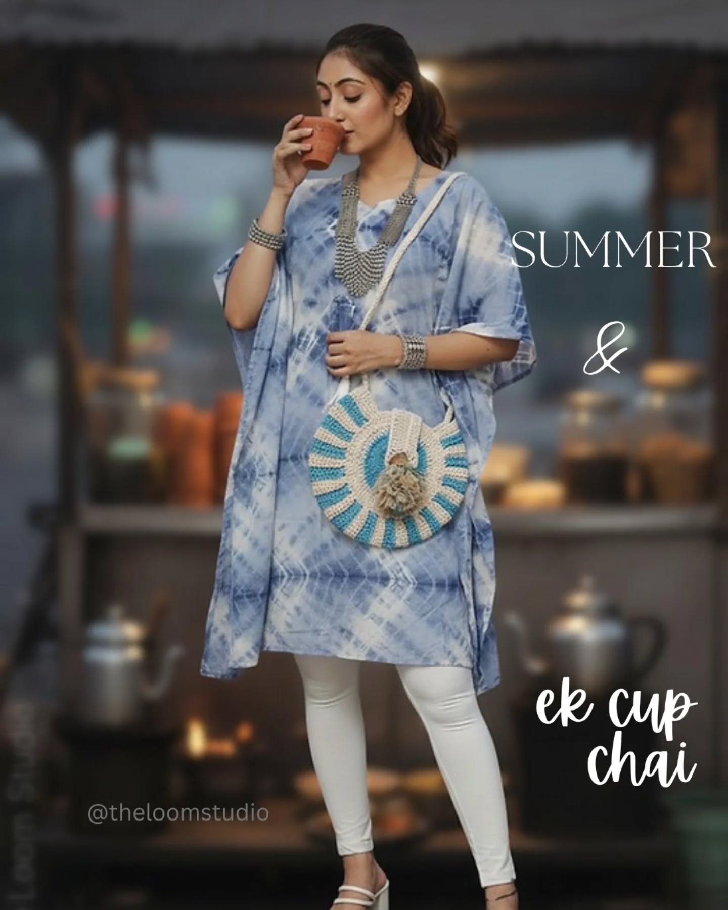 My summer is incomplete without ek cup chai. ☕
Not the rushed kind—but the slow, sun-drenched ritual. The kind where the afternoon light spills softly across the room, and time lingers just a little longer. I slip into my breezy kaftan—light, effortless, almost like a second skin—and suddenly, summer feels kinder.
There’s something about a kaftan in summer… it doesn’t try too hard, yet says everything. It moves with me, lets me breathe, lets me be.
My fingers curl around a warm cup of chai, the aroma wrapping me in comfort while the world outside hums in heat. And right beside me, my handmade crochet bag—quietly charming, a little nostalgic, a little playful—waiting to be picked up for an unplanned evening stroll or a quick escape to nowhere.
It’s these little things—chai breaks, soft fabrics, handcrafted details—that make summer feel like a story worth living.
Because for me, summer isn’t just a season…
it’s a mood stitched in comfort, draped in ease, and carried with love. 🌿
Kaftan & Bag @theloomstudio
(Summervibes, Easy Breezy Kaftans, Crochet Bags, Chai, Me time, Self-Love, Slow living, Comfort & style, The Loom Studio, Sustainable fashion)
#summerstories #kaftan #chailover #slowliving #handcraftedstyle