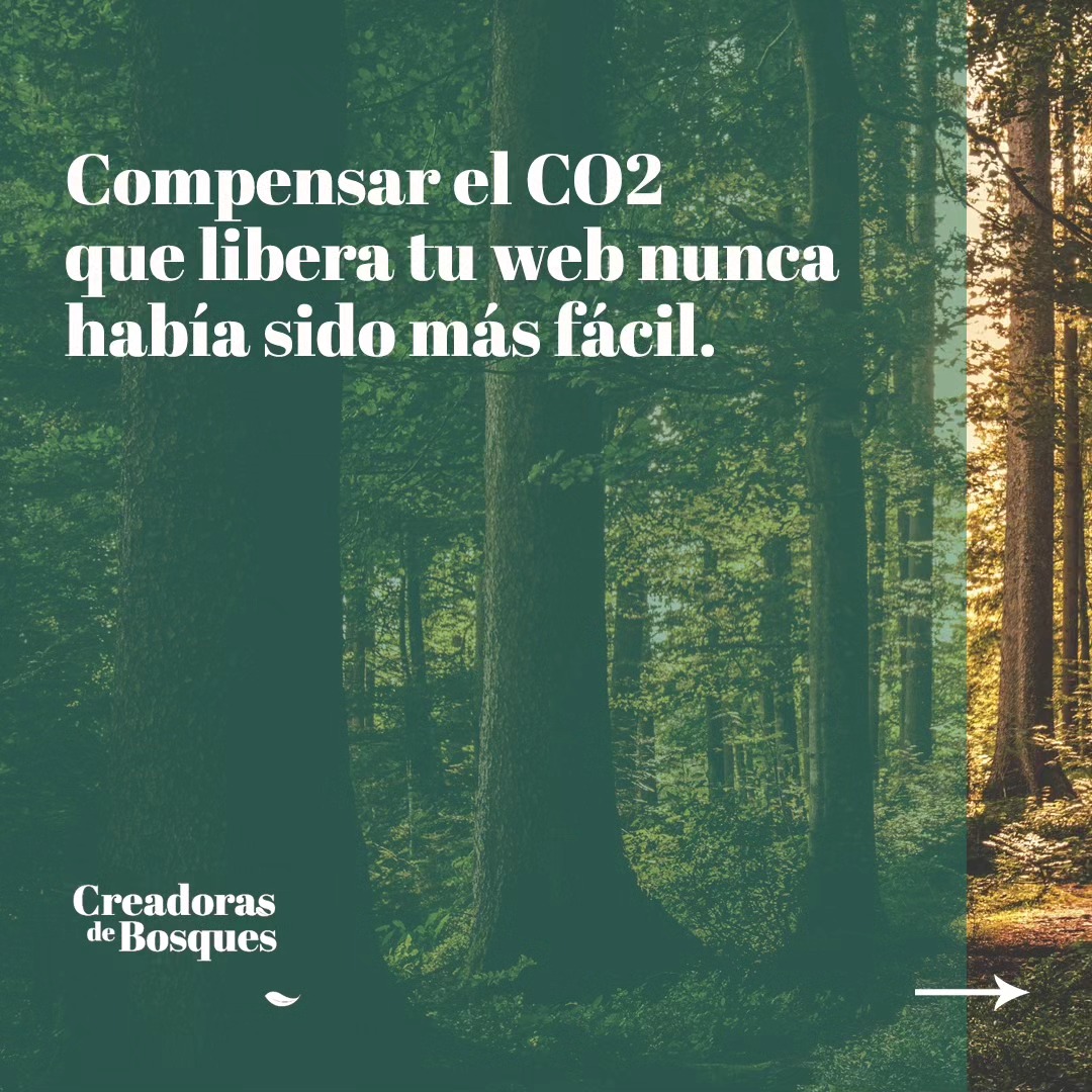 ¿Sabias que todo consumo energético se traduce en emisiones de CO2 liberadas a la atmósfera? 🏭
Emisiones que solamente pueden ser compensadas con plantaciones en la superficie terrestre o con el cultivo de ciertas algas marinas en los océanos.
Nosotras plantamos Bosques y por eso hemos creado este sello, para que puedas comunicar a través de una imagen, que TE PREOCUPAS por el PLANETA y eliges compensar con nosotras las emisiones generadas con tu marca en la red.
El sello Compensa ofrece la oportunidad a todas aquellas personas que disponen de un sitio web, un blog o un espacio on line, de SER MAS SOSTENIBLES y poner su granito de arena para frenar el cambio climático plantando árboles para compensar su consumo energético en la red.
Por cada sello plantamos y cuidamos hasta 18 árboles, realizando el seguimiento para asegurar su supervivencia.
Éstos absorberán el CO2 que compensará el liberado por tu sitio web.
✨¿Cómo funciona?✨
1. Realizas la compra rellenando los campos con tus datos.
2. Te enviamos un correo electrónico con las imágenes en png de los tres modelos posibles de sello que podrás publicar en tu web.
3. Añades el que mejor se adapte a tu estilo.
4. Nosotras plantamos tus árboles y los cuidamos por ti.
Consigue TU SELLO YA en el link de la Bio.