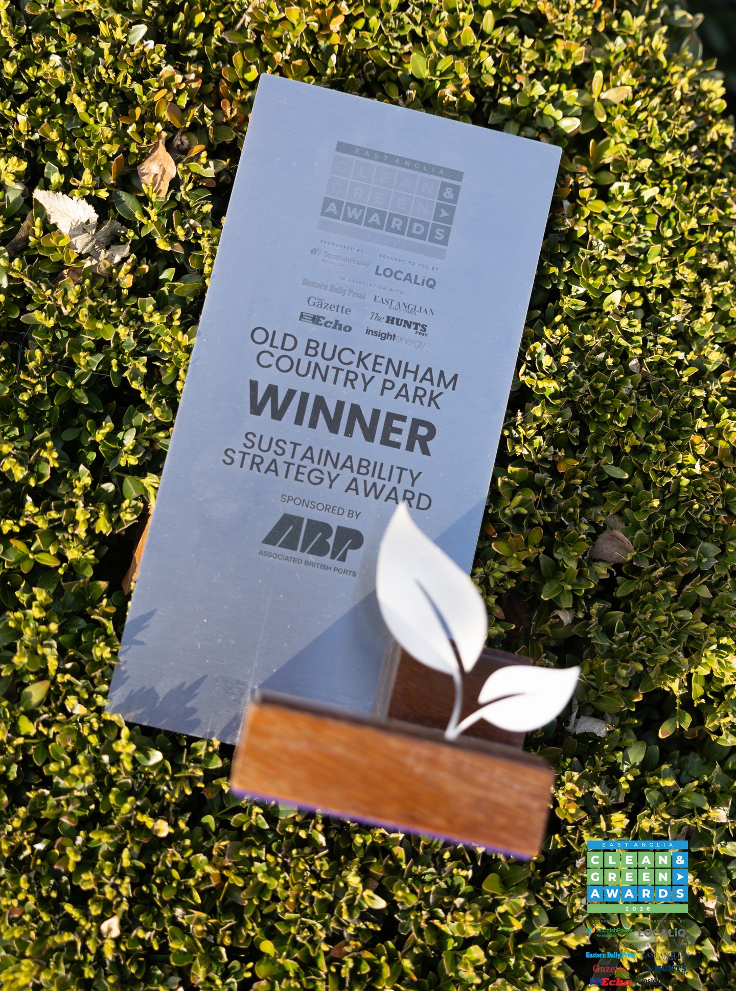 We’re proud to announce that we’ve won the Sustainability Strategy Award at the East Anglia Clean & Green Awards, in recognition of our drive and personal dedication behind the project.✨
It was a fantastic evening, and we were delighted to be part of it—meeting so many inspiring people, fellow finalists, and sponsors.
Read more over on the EDP about other great local companies making a difference. 🫶🌟
Thank you again, Clean Green Awards! 🌱