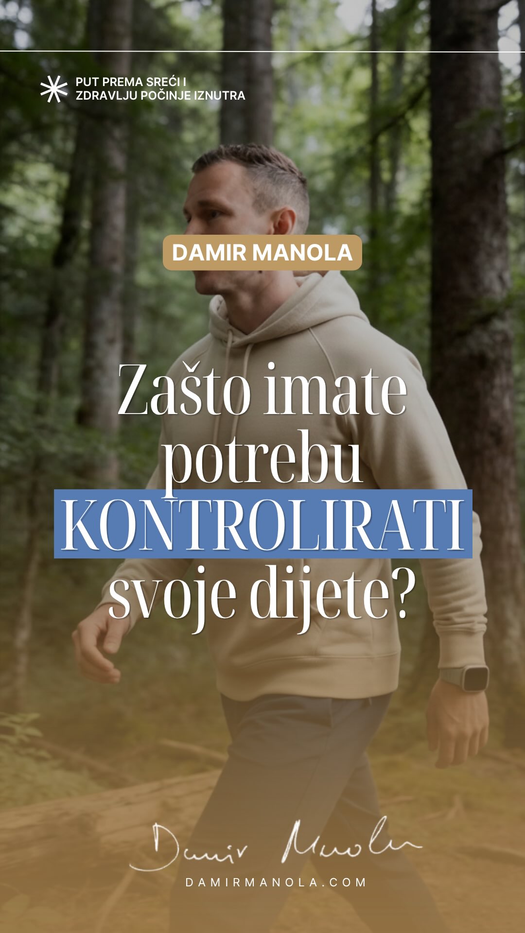 Zašto imate potrebu kontrolirati svoje dijete
Potreba za kontrolom djece ne dolazi iz snage.
Dolazi iz straha.
Straha da će pogriješiti, da će patiti, da će krenuti putem koji ne možete predvidjeti.
Ali iza tog straha često stoji nešto dublje – Vaša vlastita nesigurnost i potreba da sve držite pod kontrolom.
Kontrola može izgledati kao briga.
Ali dugoročno, ona djeci oduzima prostor da razviju povjerenje u sebe.
Dijete ne treba savršen nadzor.
Treba sigurnost, granice i prostor da postane ono što jest.
Više o ovim temama pronađite na mojoj web stranici i YouTube kanalu.
#roditeljstvo #kontrola #odgojdjece