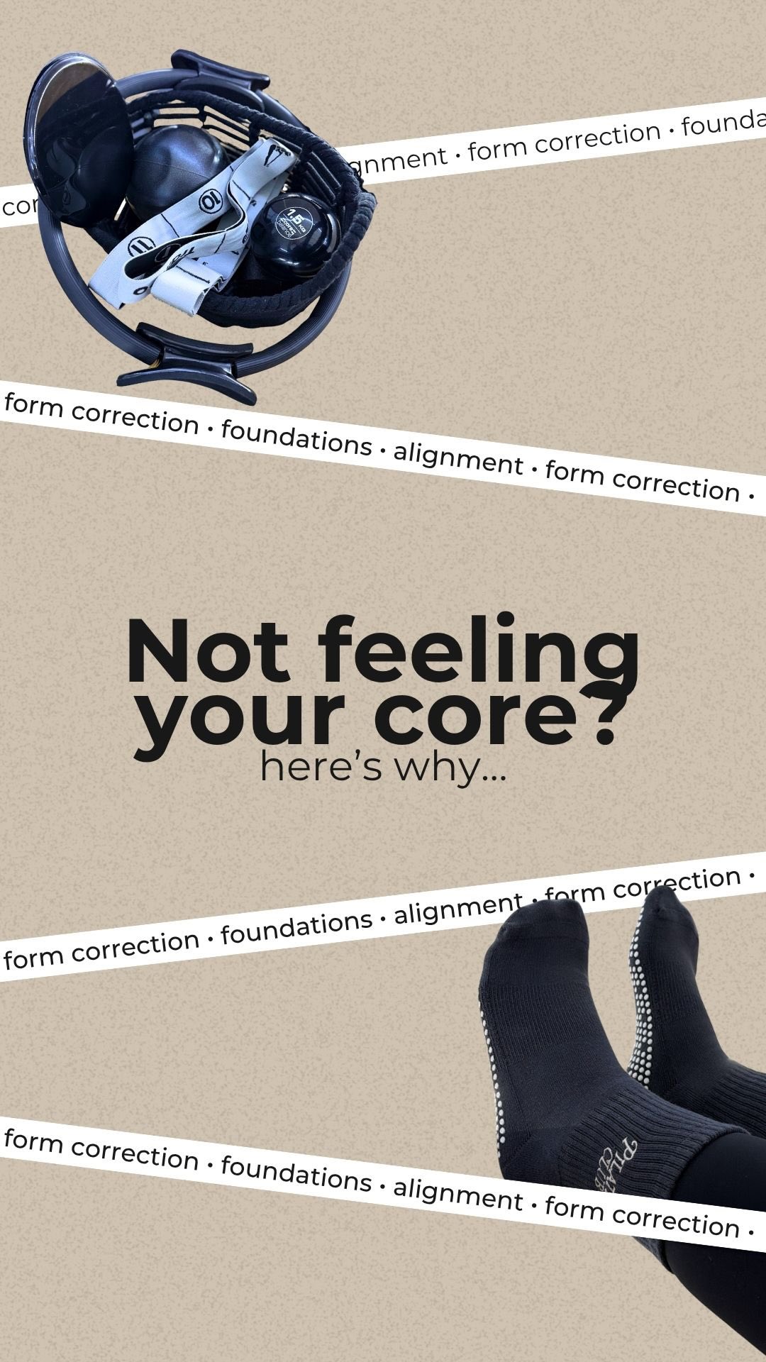 Small tweaks = BIG difference ✨
Time to dive into that form focus👇🏻
Side-lying:
Stop slouching into your shoulder → lift through your waist & engage through your obliques
Supine with legs in tabletop: (shown on the reformer)
Ribs flaring + arched back = no core connection, most likely leading to lower back discomfort
Think: ribs down, imprint (kissing lower back into mat), slow & controlled
Pilates isn’t about going through the motions… it’s about precision and the foundations 💭
Save this for your next session & feel the difference 🤍