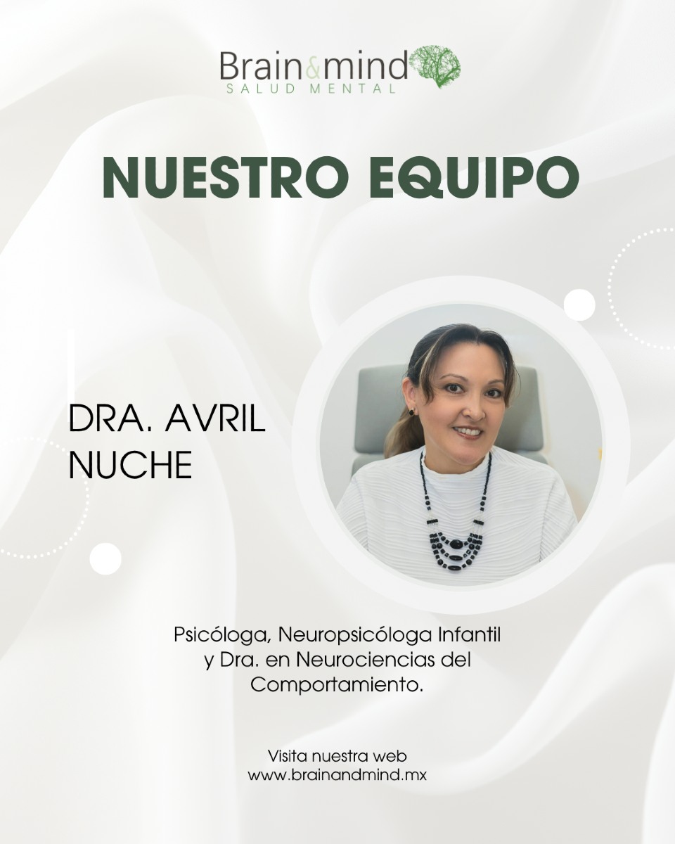 Brain & Mind ha reunido un gran equipo de profesionistas de la Salud Mental.
Te presentamos a la Dra. Avril Nuche -Psicóloga, Neuropsicóloga Infantil y Dra. en Neurociencias del Comportamiento.
Información y citas: WhatsApp 9982254058 / Tel- 9982679934
#brainandmindsaludmental #equipo