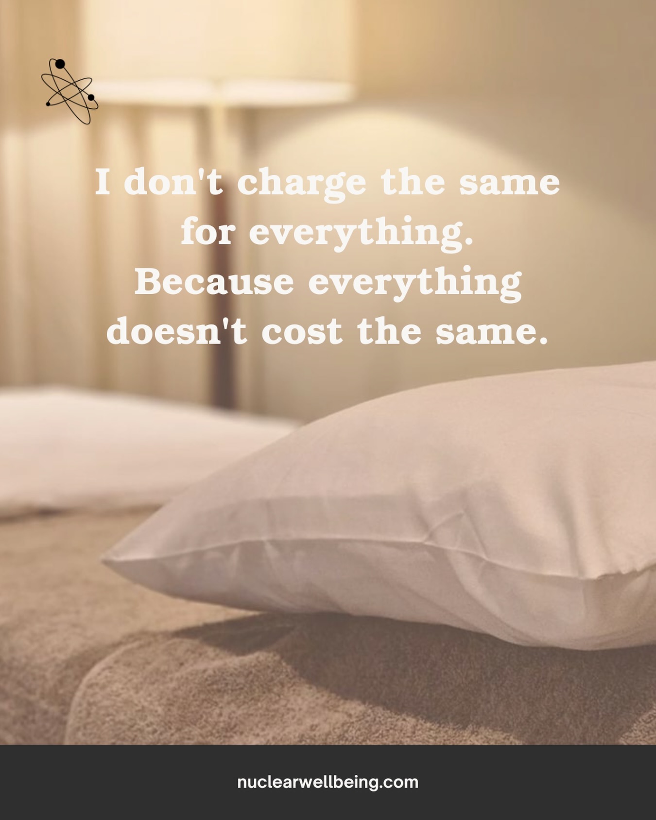 I don’t charge differently for different treatments ‘because I can’, or because certain things are fashionable right now.
I charge differently because each treatment actually costs me differently to deliver.
The insurance I hold varies by modality. My professional memberships cost more for certain qualifications. The oils, equipment, materials and energy involved in a hot stone massage are not the same as a 30 minute reflexology session. The CPD I have to maintain to keep offering certain treatments is ongoing and specific.
So when I price a treatment, I’m pricing what it actually costs me to be there, show up, and deliver it properly. Not what sounds round, not what the person next door charges, not a number that covers everything vaguely.
I think that’s more honest. If you book a reflexology session with me, you’re paying for reflexology — not quietly subsidising the hot stones someone else is having in the next appointment.
It also means that when you book a block, the saving is real and calculated. And when I invest in new training — which I do regularly — you’re getting the benefit of that without paying for something you didn’t ask for.
Transparent pricing isn’t complicated. It’s just respectful.
→ www.nuclearwellbeing.com
#clinicalmassage #massagetherapist #wellbeing #Hampshire #clinicalaromatherapy
