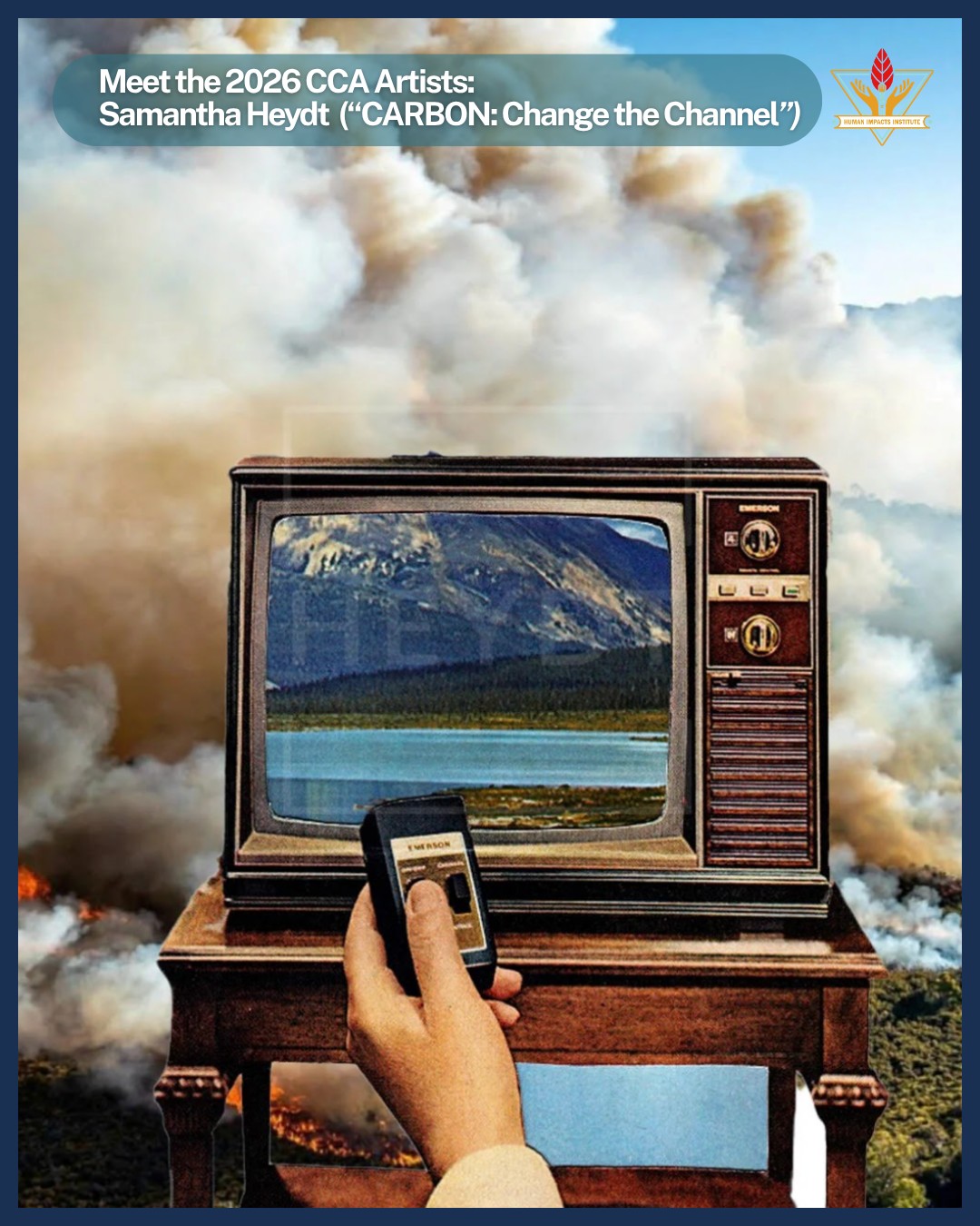⭐ Continuing our series to highlight our wonderful cohort of CCA Artists, we would like to spotlight Samantha Heydt!
In their piece CARBON: Change the Channel, they "explore themes of destruction and the myth of the American Dream, presenting an unsettling reflection on our current ecological and existential crises." The work challenges viewers to recognize their collective responsibility toward the environment before it's too late. -Samantha Heydt
@samheydt
We are excited to showcase their work at this year's Creative Climate Awards exhibition happening at TECO - 1 East 42nd St, New York, NY, starting on April 16th-May 14th. Join us for the celebration! 🎉
Head to the link in our bio for the full list of events!
#CreativeClimateAwards #CollectivePower #ClimateArt #UnityForClimate #ClimateAction