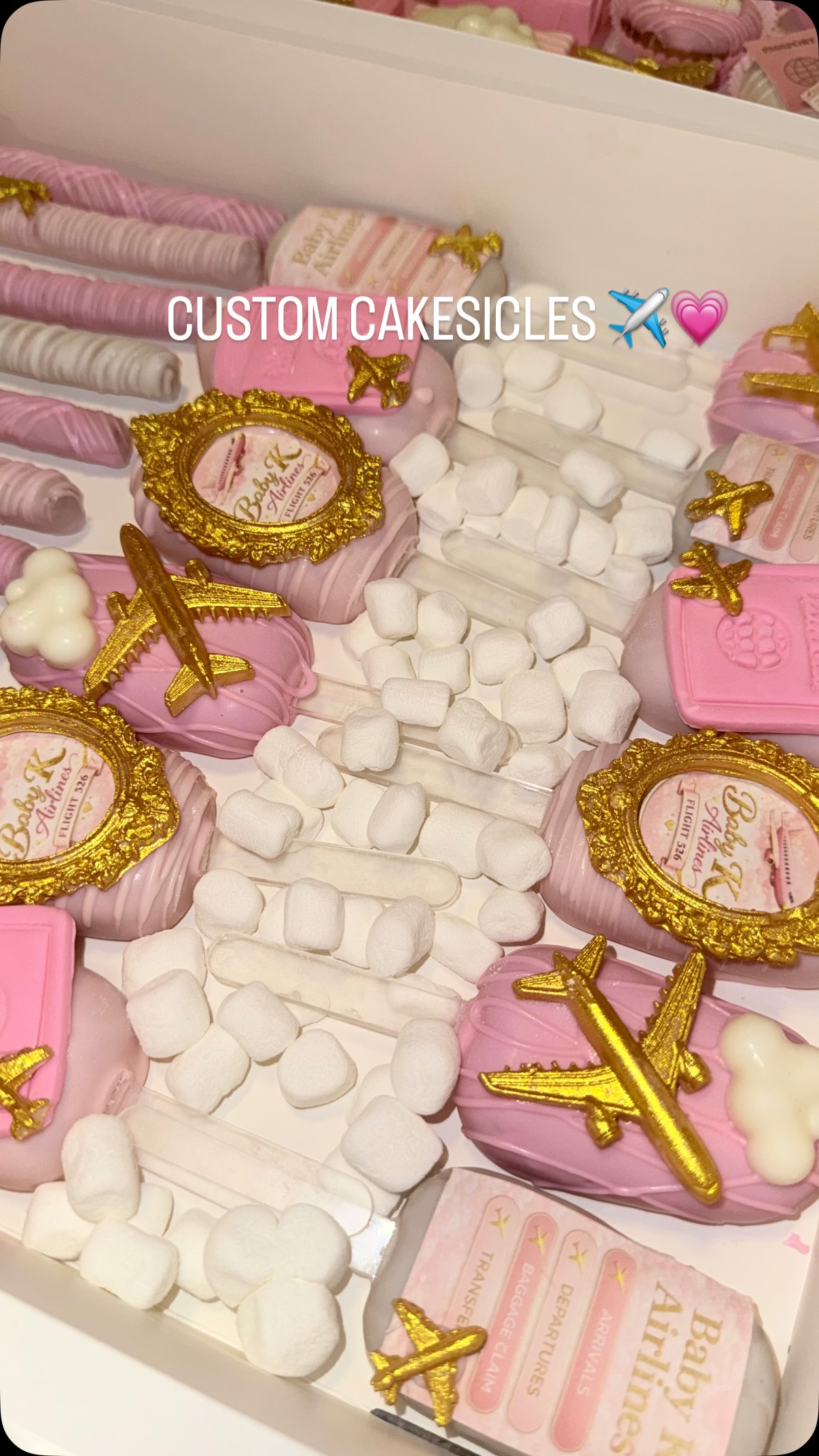 These cakesicles came out so clean ✈️💗
Every detail was placed by hand to match the theme perfectly.
Definitely one of my favorite parts of this order 😮💨
Now booking custom orders for 2026.
DM to reserve your date 📩
.
.
.
.
.
#cakepops #cakesicles #customtreats #detroitdesserts #treatmaker