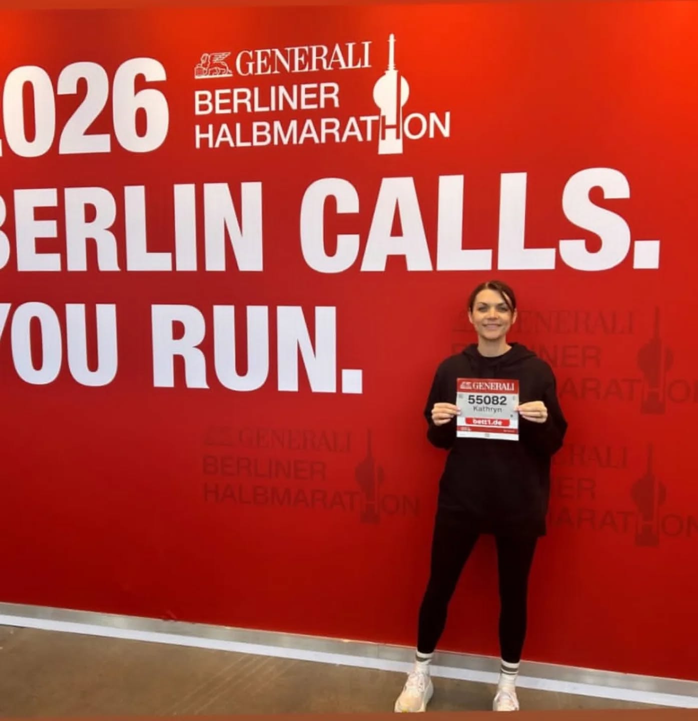 Massive good luck to @katjf86 taking on the Berlin half tomorrow. This wee legend has worked so hard over the last few months! Go smash it!