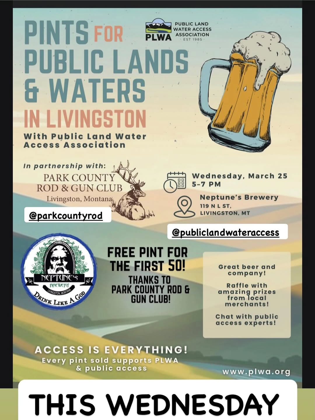 With @neptunes_brewery Come learn! Come support! Come drink a pint (or 3)!