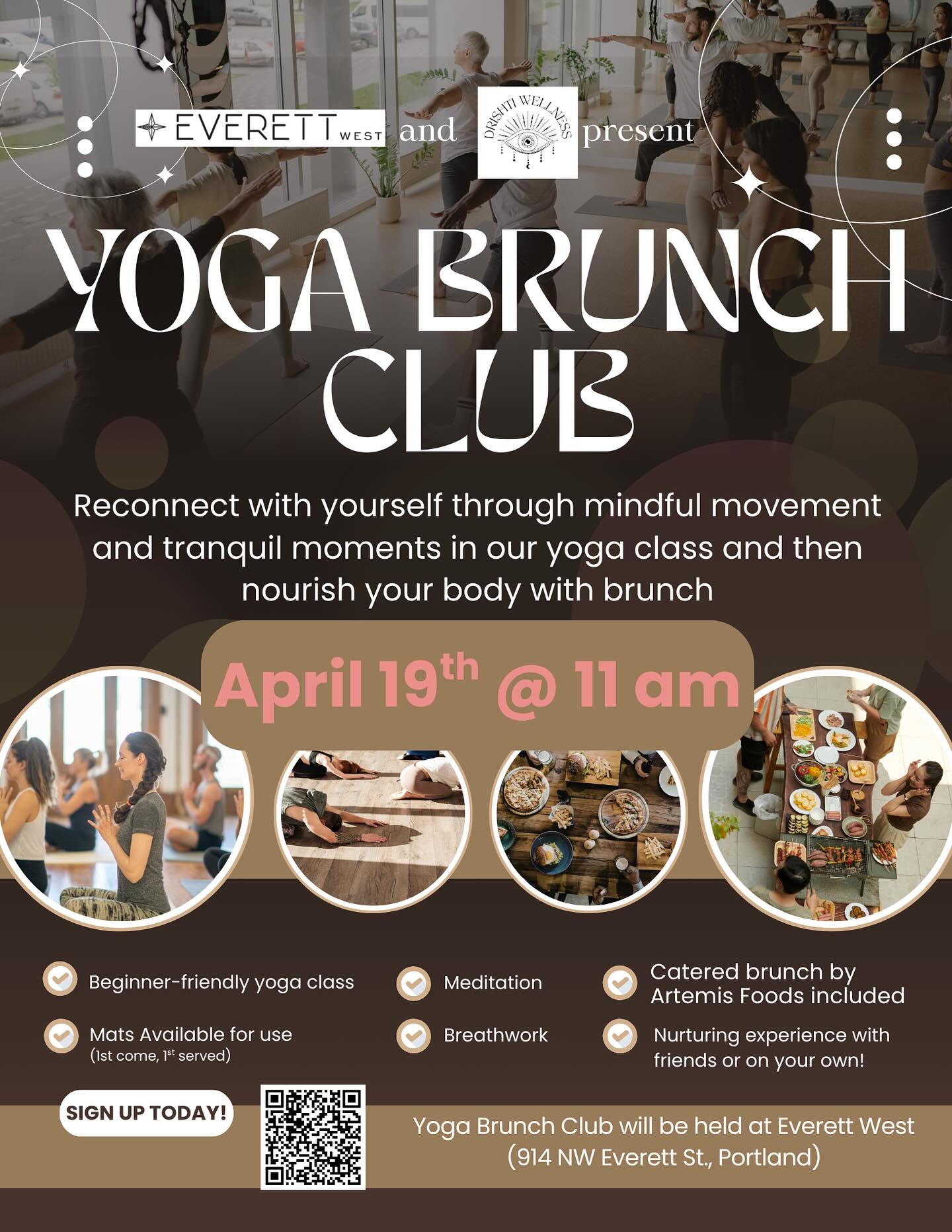 Join us for Yoga and Brunch!
#yoga
#yogainthepearl
#portlandyoga