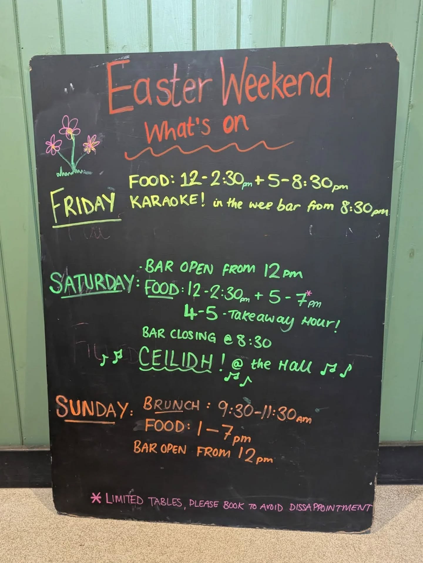 The season has begun! We kick off with a busy Easter weekend, ~ Karaoke tonight for a bit of fun after your dinner. Hope to see you there! 🎙️🎶