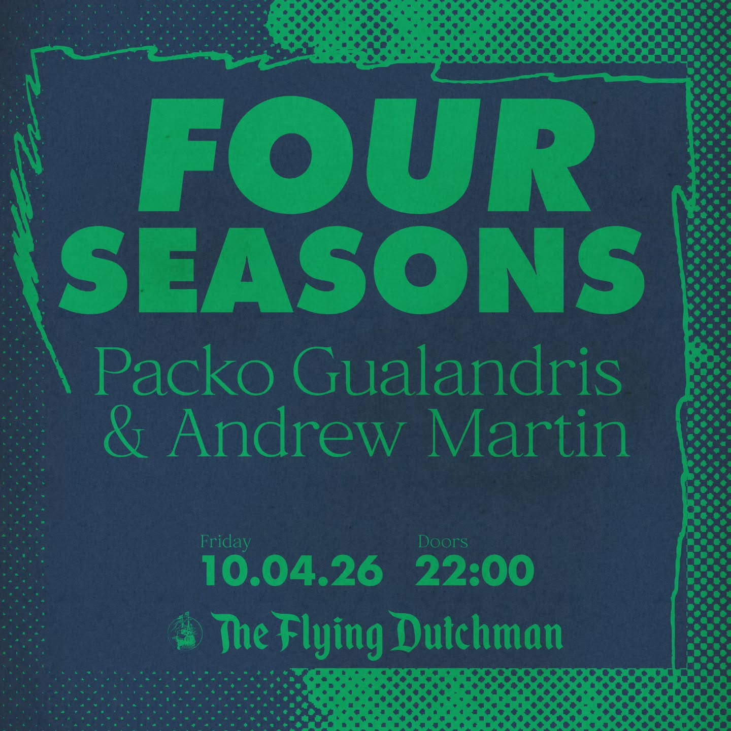 4 SEASONS - SPRING EDITION 2026
Genre: Electronic Music, House Music, Tech-House, Techno
Guest-DJ: ANDREW MARTIN
4 SEASONS goes into the next round! The Electronic Music Concept at the Flying Dutchman in Beaufort (LU), presented by Luxembourg-based DJ & Producer PACKO GUALANDRIS makes you groove to the latest and greatest beats going from House to Techno and anything in between.
Our Guest-DJ Andrew Martin is a prominent Luxembourg-based electronic music DJ, producer, and label owner of Area 352 Recordings. Known for topping iTunes dance charts with albums like "Soul Garden," he blends house and techno, with international gigs in Ibiza and London, plus a weekly "Speed of Sound Radio" show.