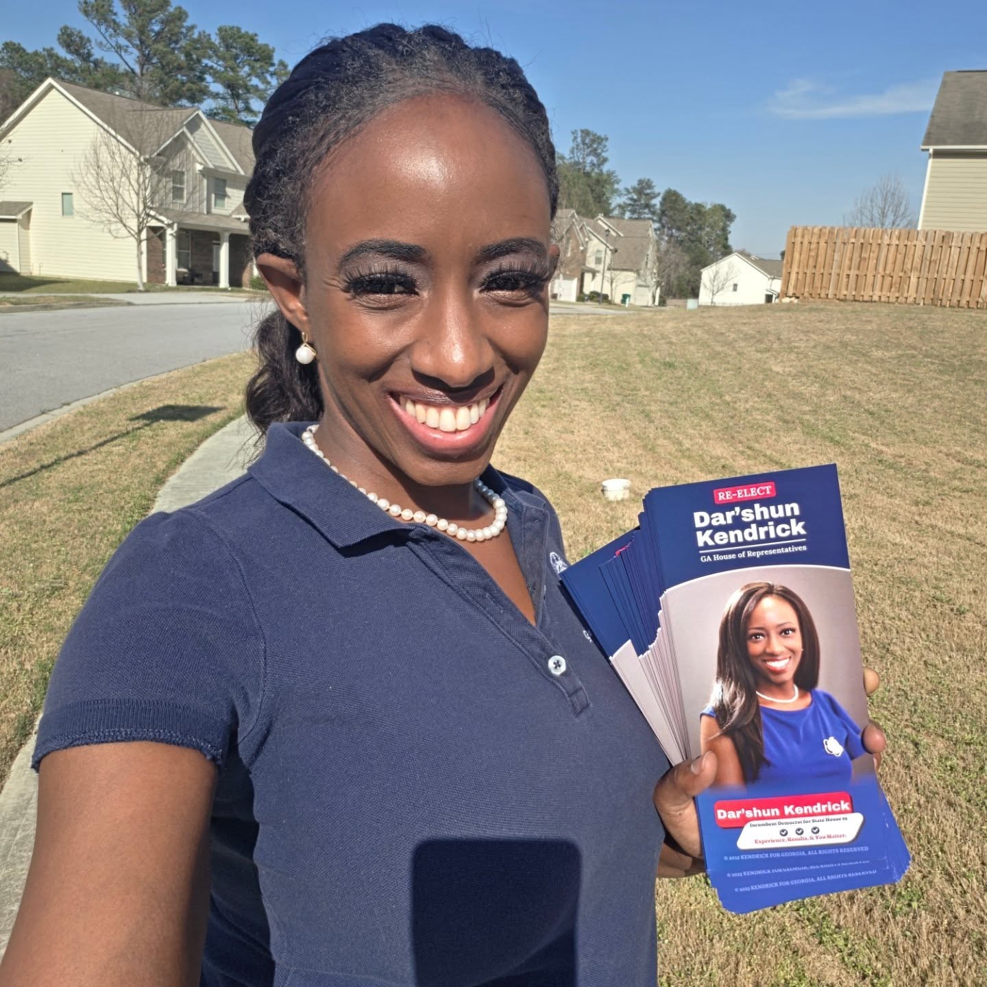 IN 2010, I launched my campaign for then State House District 93. I talked to my neighbors, my community, and soon to be constituents about what they needed and how I could support them if elected. 🗳️
Today, I represent the neighbors I talked to years ago and an even wider array of folks across both Dekalb and Gwinnett. I am out canvassing to continue supporting my community and I could use your help!
Over 18? - Visit tinyurl.com/PaidCanvass (link in bio) to discover how you can help my campaign AND put some extra money in your pocket. 💵✨
Under 18? - I’d still love your help! Visit my website to sign up to volunteer with my campaign. Visit KendrickforGeorgia.com 💙