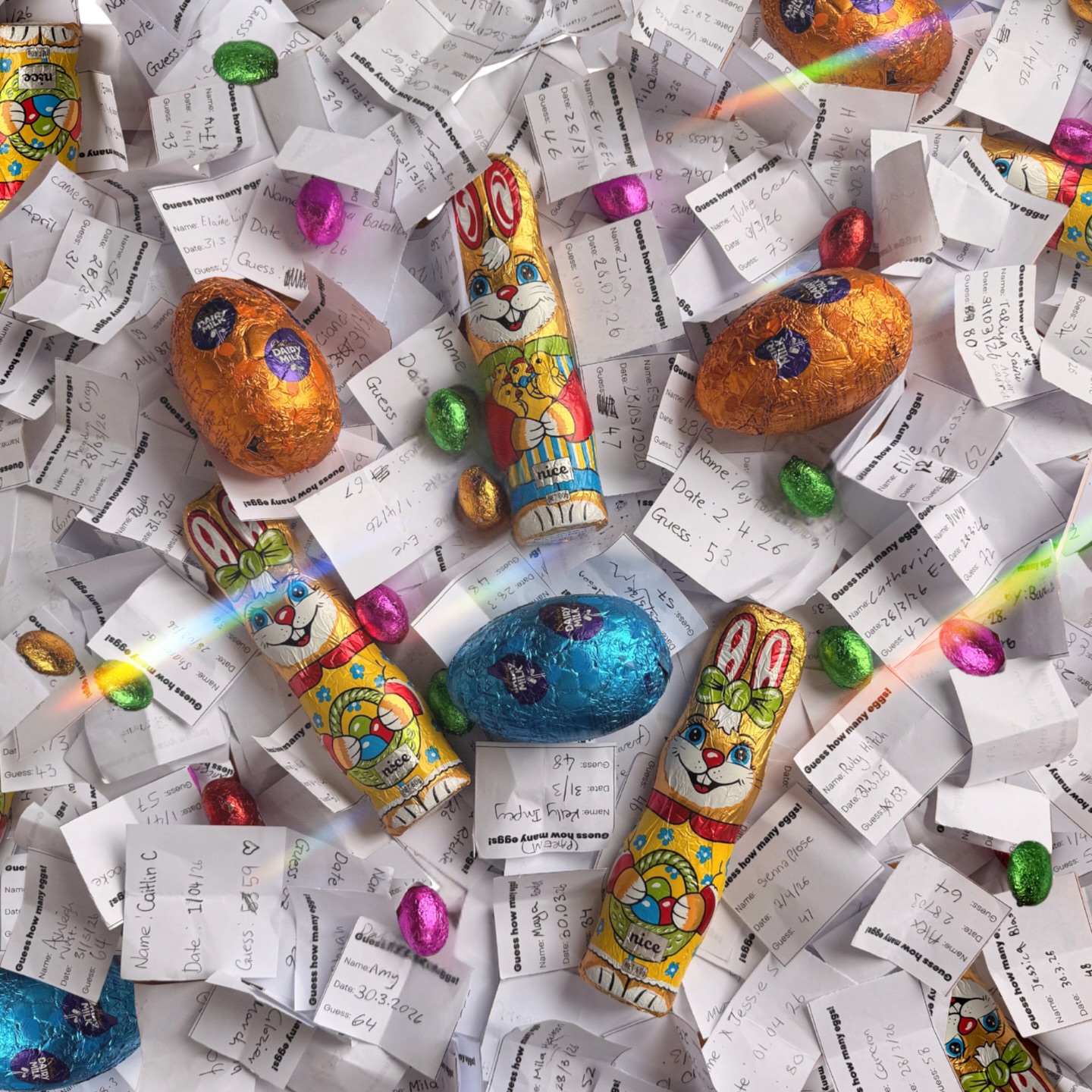 What an egg-citing week itโs been at Stewart Dance Studios! ๐๐ผ๐ฅณ With 100+ guesses across Maraetai and Takanini, our Easter Jar competition definitely kept everyone on their toes ๐ฐ๐ซ
The big revealโฆ Each jar had 56 eggs! ๐ชบ๐
We had some very close guesses, but our winners were the FIRST to guess the exact number ๐
๐ Congratulations to our winners! From Maraetai: Dancer, Ellie W & Michael P, Emiliaโs Dad. From Takanini: Dancer, Ella B & Melissa D, Castielle & Alaskaโs Mum ๐ชฉ
Thanks to everyone who joined in the fun ๐ Enjoy your choccies and Happy Easter! ๐ฐ๐ฌโจ