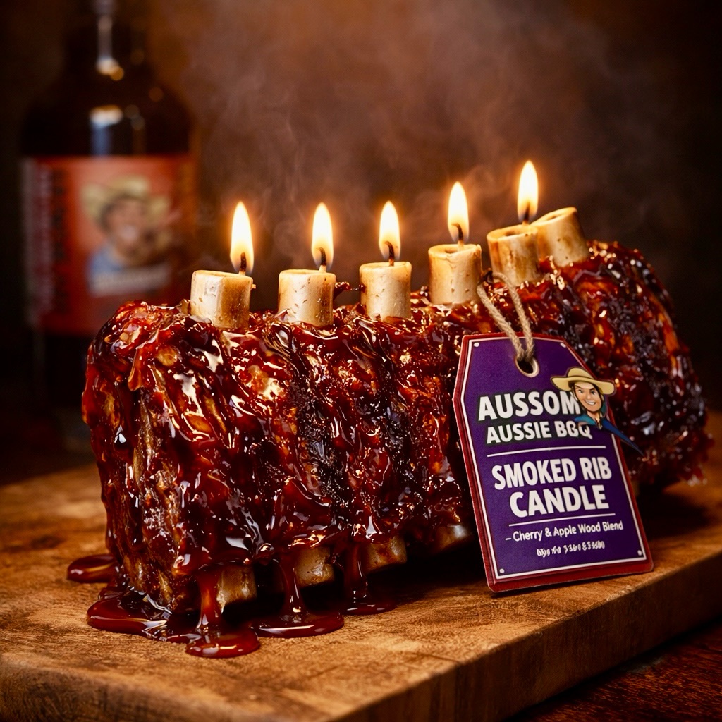 Finally… BBQ you can enjoy anywhere.
Introducing our new Smoked Rib Candle.
Cherry wood, apple wood, and just a hint of championship glaze.
Light it up… close your eyes… and pretend you’re at a ribfest.
No calories. No cleanup. Just pure BBQ vibes.
Limited release. Already sold out 😉 Cheers mate!
#AussomMoments #TeamAussom #AussomEats #BBQlife