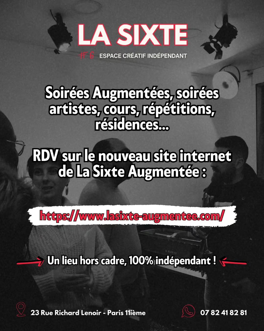 Et si on attaquait la semaine en allant faire un tour sur le nouveau site internet de La Sixte Augmentée ?
Rdv en story ou en bio pour accéder au lien 💥