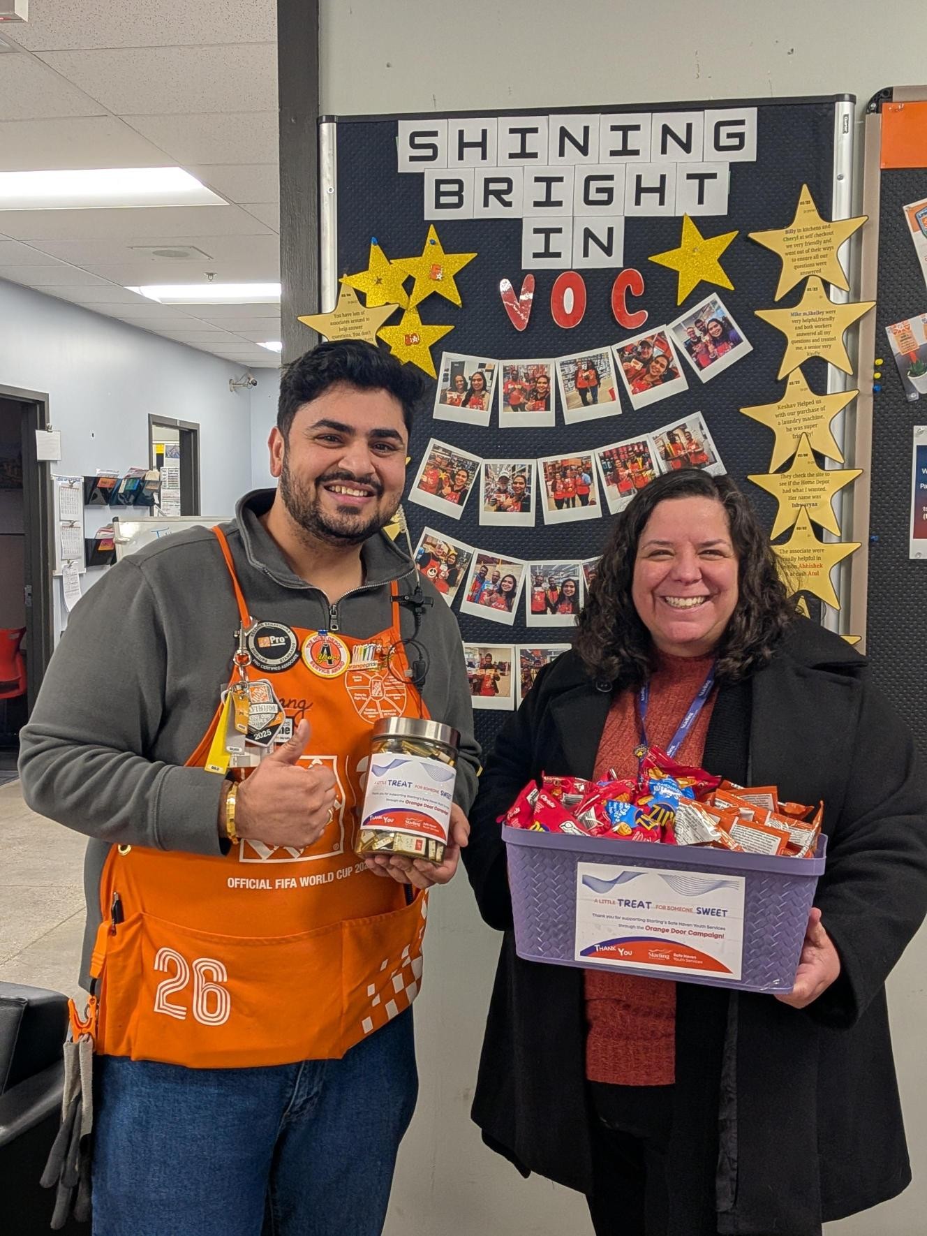Thank you Home Depot Kitchener Sunrise Centre for supporting Starling Safe Haven Youth Services through the @homedepotcanada Orange Door Project! With your incredible generosity, we’re able to continue providing safe spaces for young people to heal, grow, and thrive at Safe Haven. 🧡
#OrangeDoorProject #ThankYouHomeDepot #YouthSupport #StarlingSafeHaven