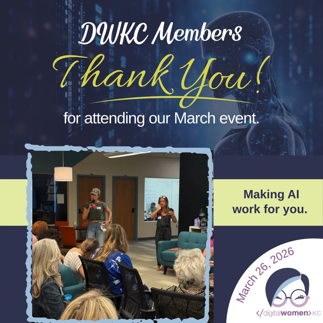 #WThe room was FULL.
The panel was ๐ฅ.
The conversation about AI? Let's just say nobody left with the same perspective they walked in with.
Shoutout to @kc@kcdigitaldrive for hosting us in their awesome office!
Thank you for showing up and showing OUT last week. ๐ This is why we do what we do.
Don't miss any of our upcoming events - check them out: https://www.digitalwomenkansascity.org/events
#DWKC #WomenInDigital #AIForYou #KansasCity #DigitalWomen #WomenSupportingWomen #JoinUs #Networking #Leadership #Mentorship