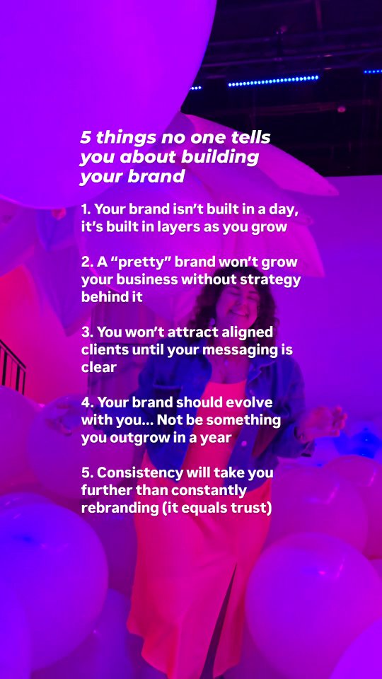 Building a brand isn’t as simple as picking colors and creating a logo.
It’s layered. It evolves. ☺️
And when it’s done right, it supports the growth of your entire business.
Most business owners don’t struggle because they’re not talented enough… they struggle because they’re building without a clear foundation.
And your brand is that foundation.
If you’re ready to build a brand that actually supports where you’re going, let’s work together! I can help with branding, Wix website design, business strategy, graphic design, print design or package design. ✨️