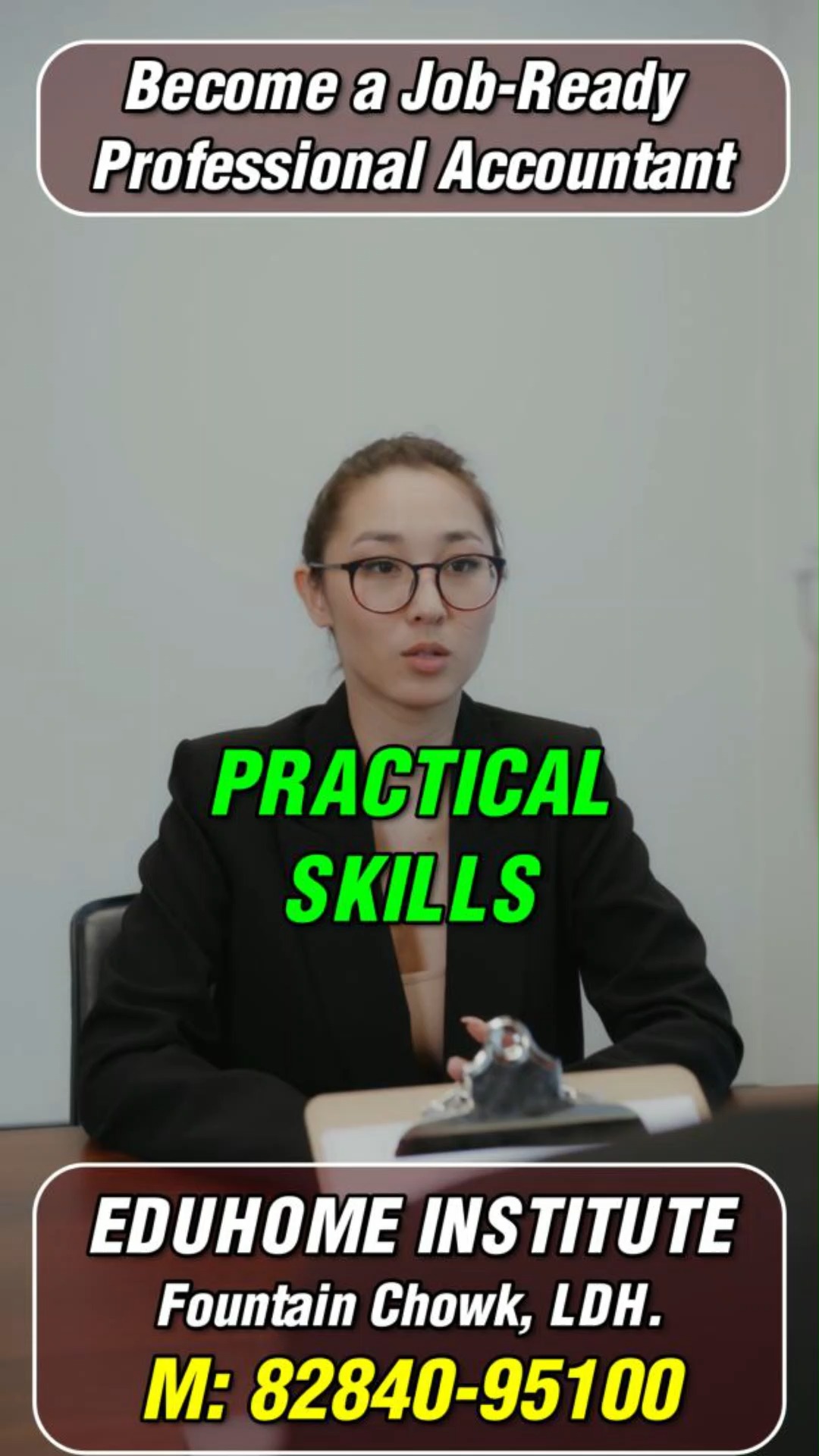 🎯 Want a secure career in Accounting?
Aaj ke time par companies ko chahiye practical knowledge,
na ki sirf degree 📉
Agar aap bhi job lena chahte ho ya apna accounting work start karna chahte ho,
toh upgrade karo apne skills with Professional Accounting Course 💼
Join EduHome Institute – Fountain Chowk
📊 Tally Prime with GST
📑 Income Tax & GST Return Filing
📦 Inventory Management
🏭 Real Industry Accounting
👨🏫 Training by CA & Industry Experts
💯 100% Practical Training
📍 Fountain Chowk, Ludhiana
📞 Accounts Enquiry: 82840-95100
🚀 Limited Seats – Enroll Now!
#AccountingCourse #TallyPrime #FountainChowk #Ludhiana #JobSkills #PracticalLearning #GST #IncomeTax #EduHomeInstitute