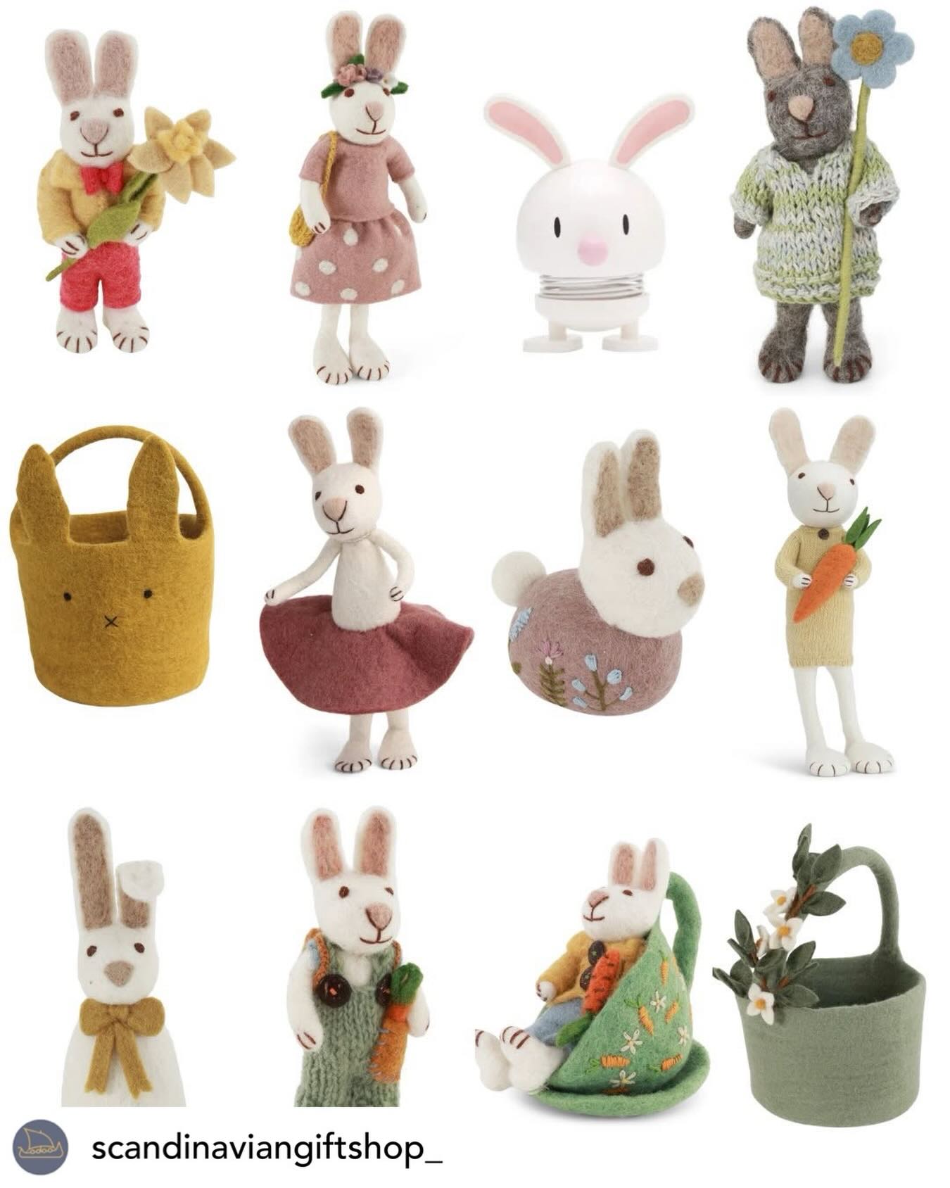 From @scandinaviangiftshop_: 🐰This might be the cutest website search we have ever done! Simply type in BUNNY and see what pops up! All these cuties, and more!
💐Easter is just a handful of days away.
🏠Hosting? Come stock up on kitchen essentials, new table scape items and a new hand towel for your guest bathroom.
🚗Traveling? Don’t forget a hostess gift, some treats for the drive and a new puzzle to share.
🐣Baskets to Fill? We’ve got you. Treats, games, books, activities and more!
#gryandsif #gryandsifeaster #hoptimist