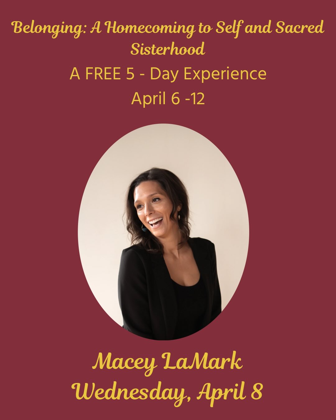 Allow me to introduce to you my amazing speaker speakers for Day 3 of Belonging.
Dani Kenney is an international coach, speaker, host of the Energy Expansion Podcast and mama of three who helps women master with their energy and mindset, so they can create bigger impact, greater income, and live lives they are obsessed with. She is also one of my cherished business mentors. 
Macey LaMark is an intimacy and relationship coach and founder of Pathway to Heart Expansion. She helps women and couples heal, relational wounds, deepen in intimacy, and creates conscious, loving partnerships. Through retreats, coaching, and transformational experiences, Macey guides people back to self trust, embodiment, and heart centered connection.
The wisdom and experiences that these two women will share with you on Wednesday. Will help you to leave feeling more in touch with who you are. 
Comment BELONGING and I will send you the link to register.