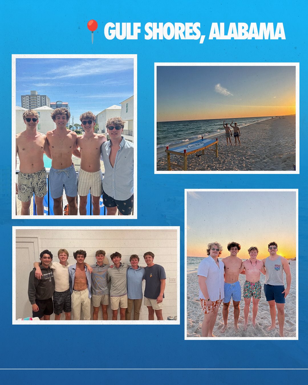Over break, our brothers switched up the scenery—from serving in Guatemala to a trip to Gulf Shores, memories were made that will last a lifetime. Now we’re back, recharged and ready to finish the semester strong. 🏝️🗻