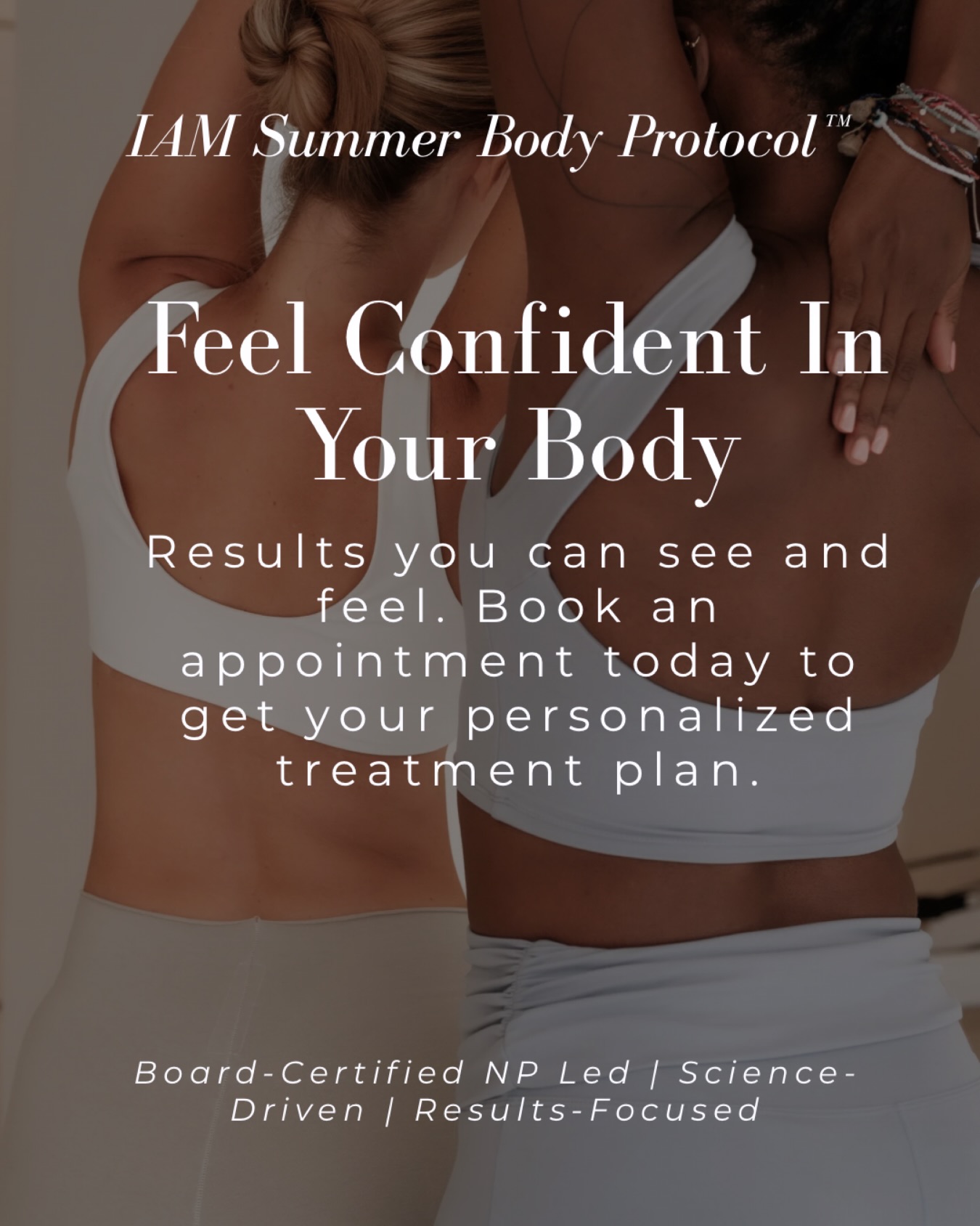 Summer bodies aren’t made overnight… they’re designed ✨
Introducing the IAM Summer Body Protocol™ — a curated, science-driven approach to sculpt, tone, and optimize your body with real, lasting results.
Think: personalized plans, advanced technology, and expert care—because confidence isn’t one-size-fits-all.
This is your sign to step into your most confident, elevated self.
Now booking at both IAM locations
📍 Berlin, MD
📍 Milton, DE
Your summer transformation starts here.
#IAMSummerBody #AgelessByDesign #IAMLuxe #CoastalLuxe #BodyByIAM ConfidenceElevated LuxuryAesthetics MedspaLife BerlinMD MiltonDE