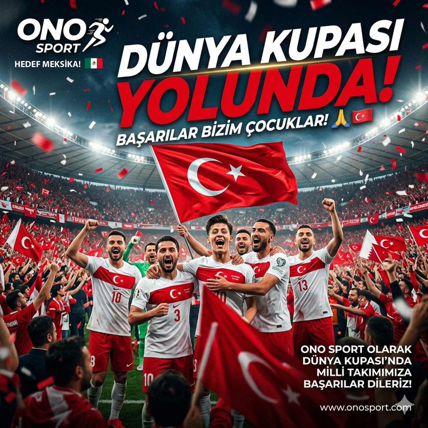 Ono Sport olarak 2026 Dünya Kupasında Milli Takımımıza Başarılar Dileriz!
#2026dünyakupası #türki̇ye #amilli #fùtbol #millitakım #bizimçocuklar