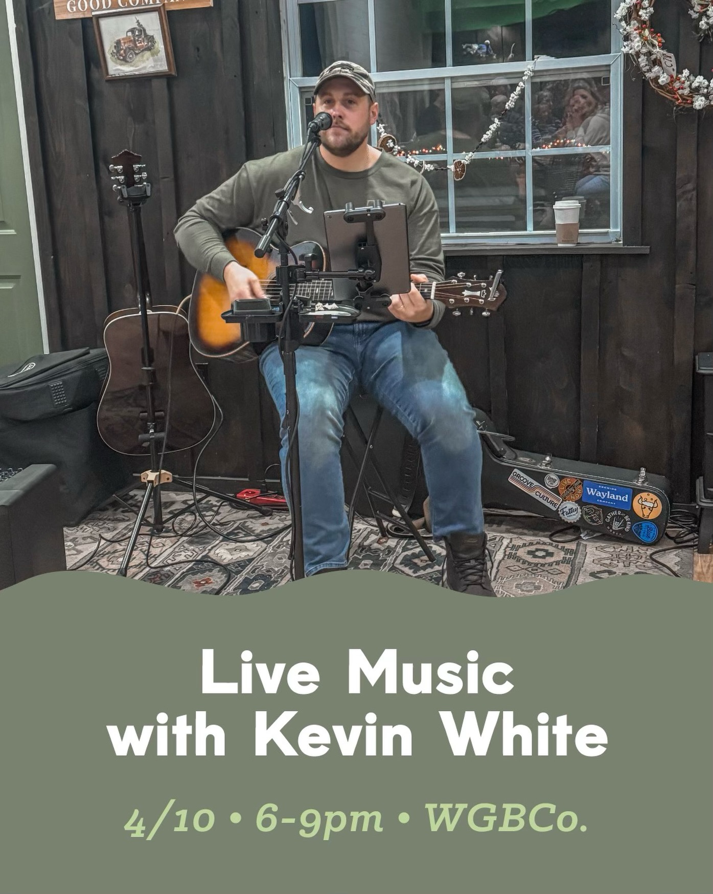 It’s finally spring, and we’re looking forward to getting live music season started at the Gypsy! We’ll kick off things with Kevin White, who will be here at the brewery on Friday April 10th from 6-9pm. Come out for a drink and some local talent 🍻